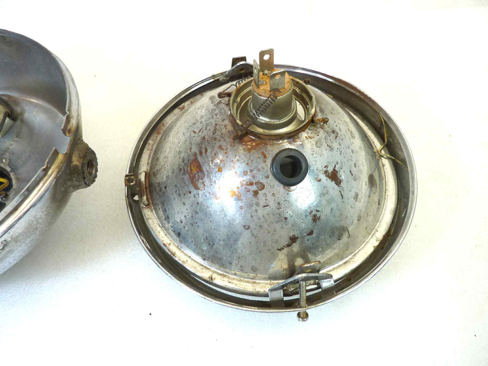 Fanale faro anteriore Guzzi Nevada Florida V50 vetro Aprilia 35964 diam 170 mm diam tot 193 mm - immagine 13