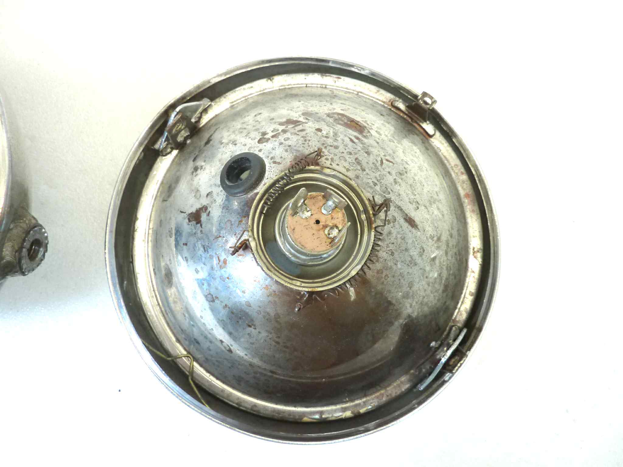 Fanale faro anteriore Guzzi Nevada Florida V50 vetro Aprilia 35964 diam 170 mm diam tot 193 mm - immagine 15
