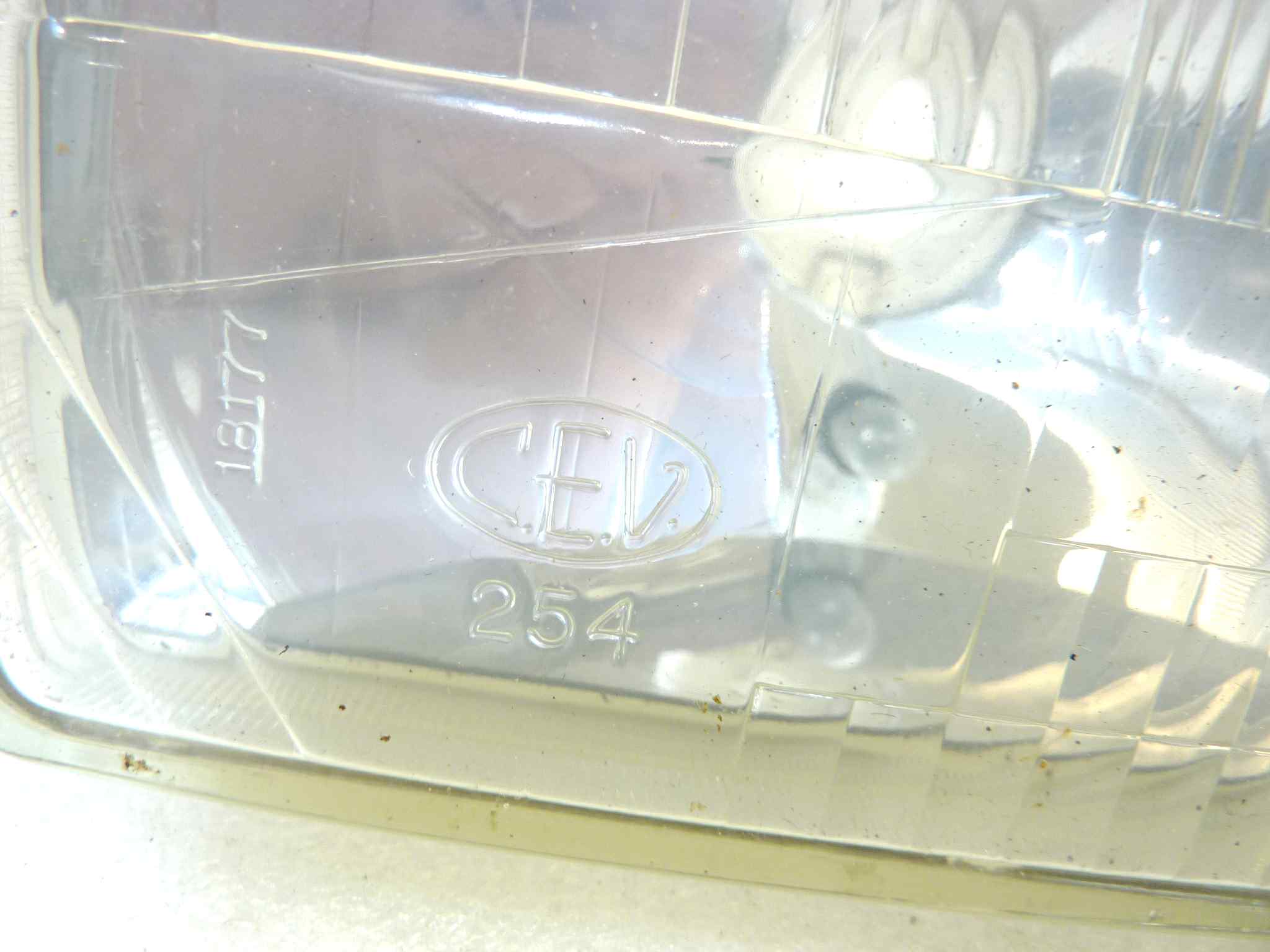Gruppo ottico faro moto epoca vari modelli Guzzi Laverda Ducati Morini Cagiva Honda originale Cev 254 - immagine 3