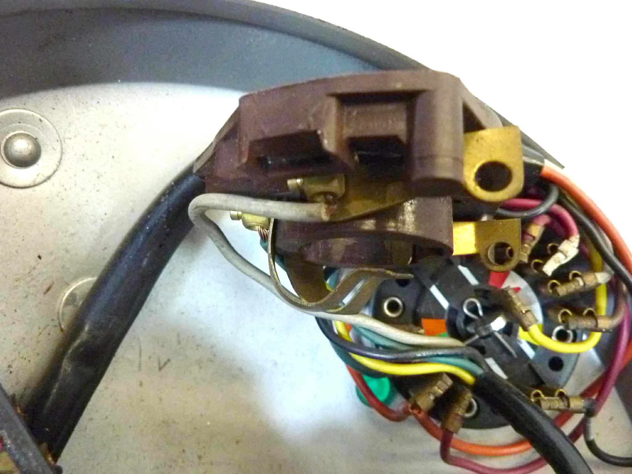 Guscio faro Guzzi Stornello Scrambler con comando Aprilia diam est 172 mm int 160 mm come da foto non testato - immagine 4