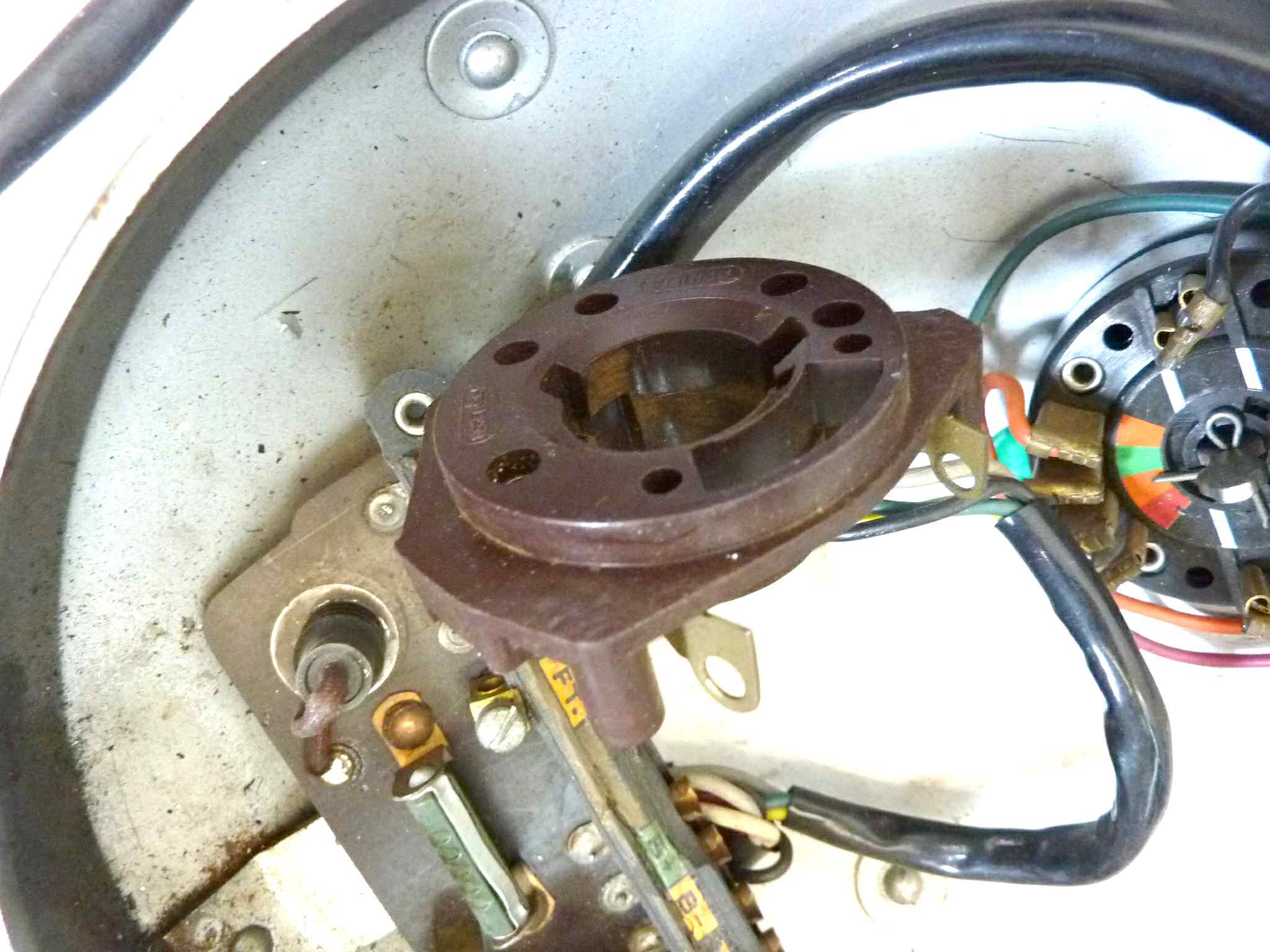 Guscio faro Guzzi Stornello Scrambler con comando Aprilia diam est 172 mm int 160 mm come da foto non testato - immagine 5