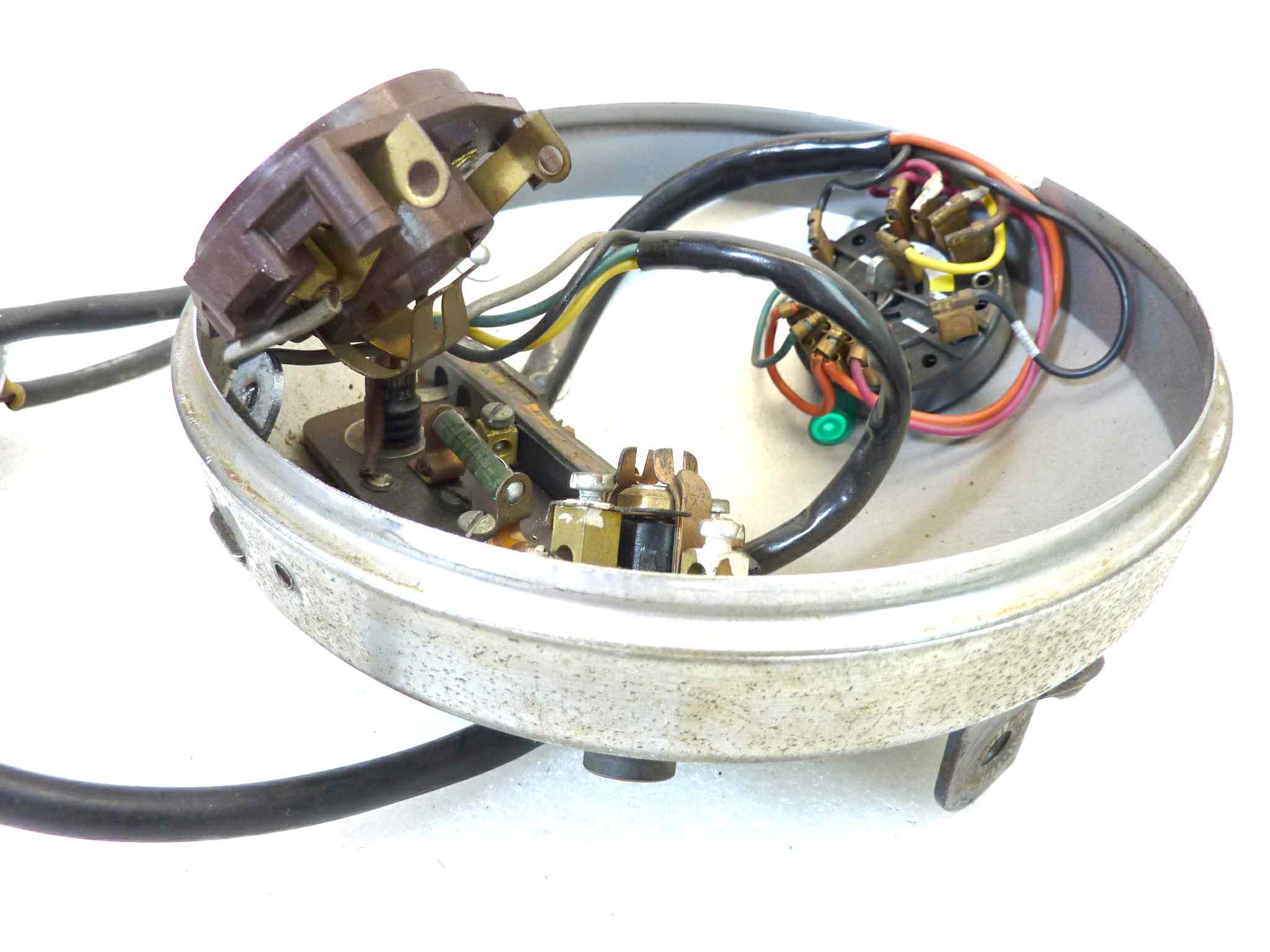 Guscio faro Guzzi Stornello Scrambler con comando Aprilia diam est 172 mm int 160 mm come da foto non testato - immagine 7