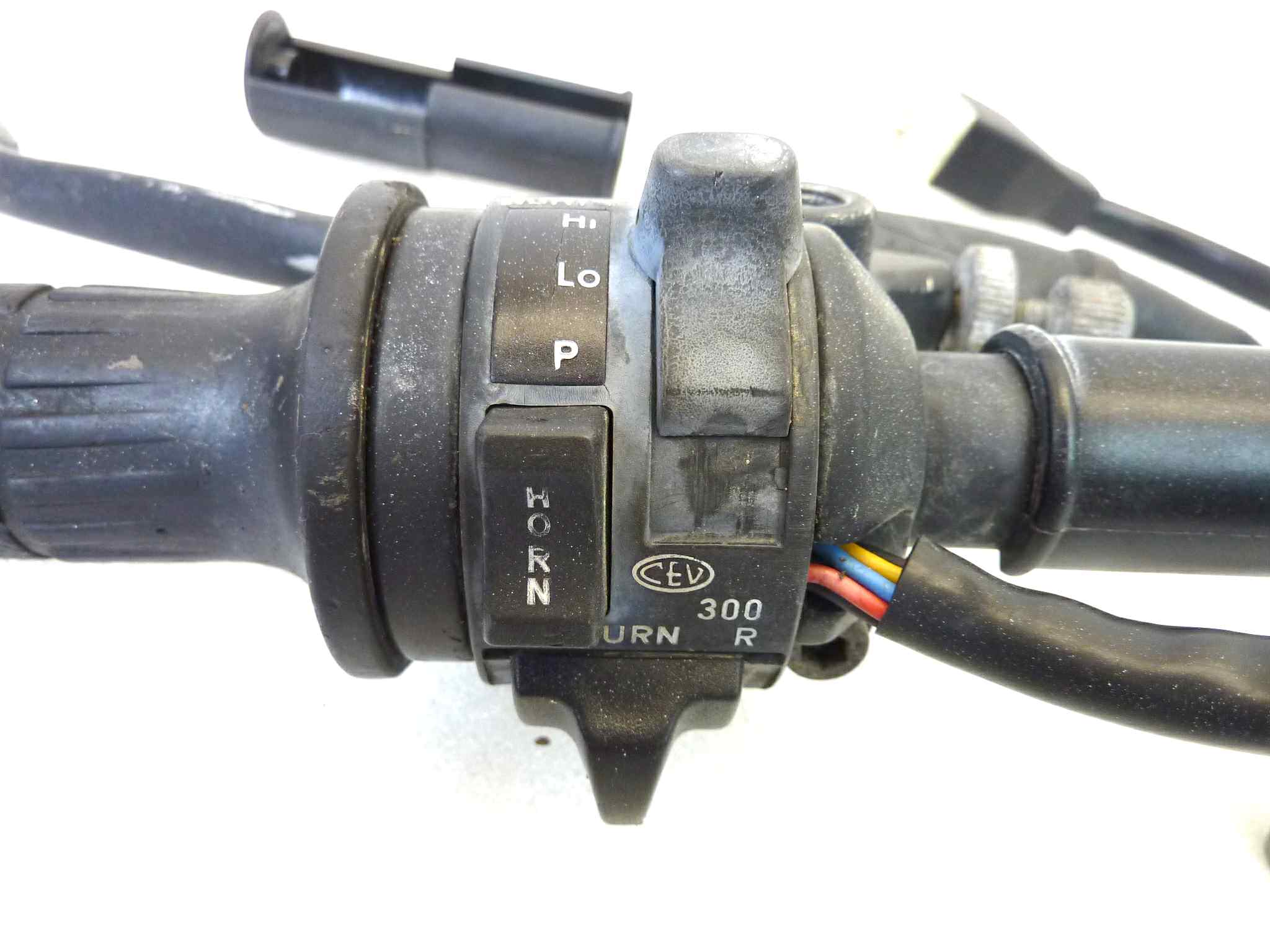 Comandi manubrio sinistro Aprilia AF1 50 1986 - 1987 tipo AB devio luci staffa leva frizione - immagine 3