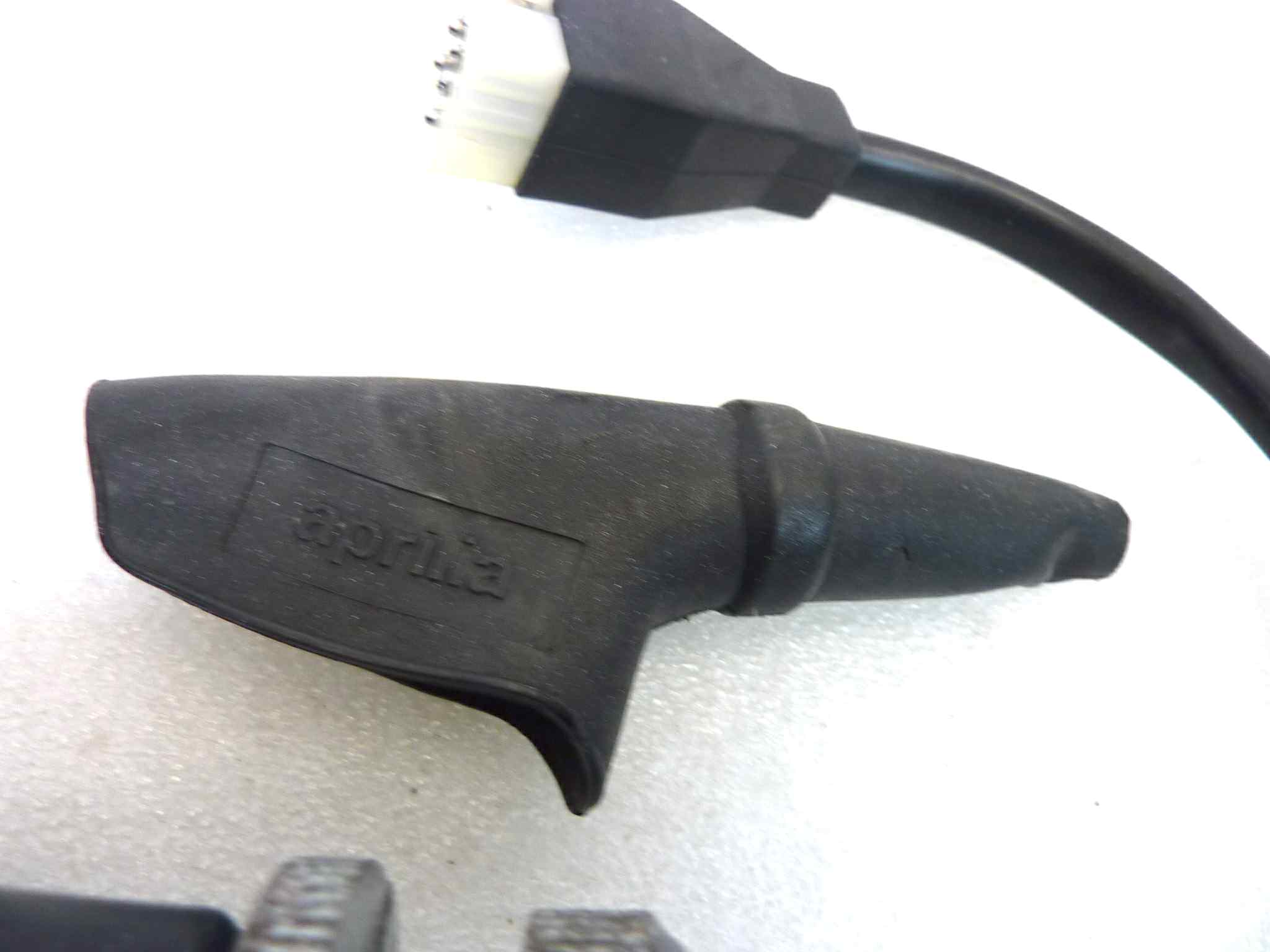 Comandi manubrio sinistro Aprilia AF1 50 1986 - 1987 tipo AB devio luci staffa leva frizione - immagine 6