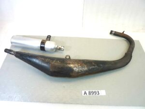 Scarico collettore marmitta Aprilia AF1 50 1986 - 1987 tipo AB terminale e collettore con imbocchi come da foto