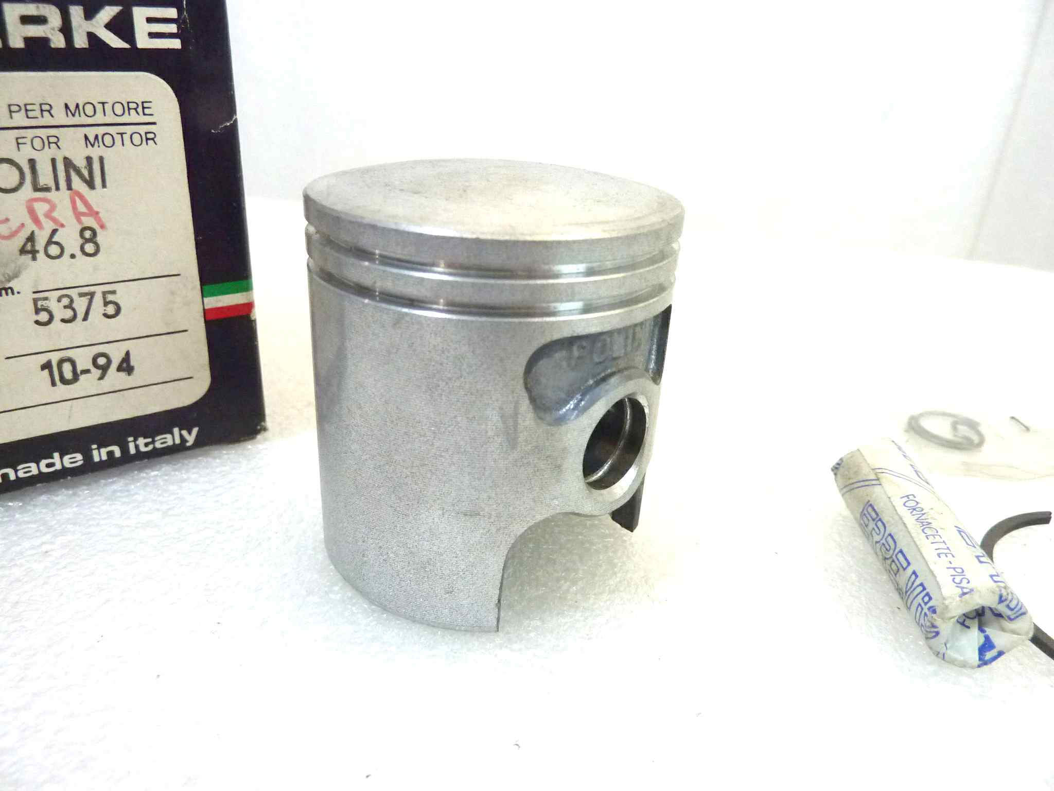 Pistone Piaggio Sfera Polini Asso Werke diametro 46,8 cod 5375 NUOVO Fondo di magazzino, VEDI FOTO, LEGGI DESCRIZIONE - immagine 3