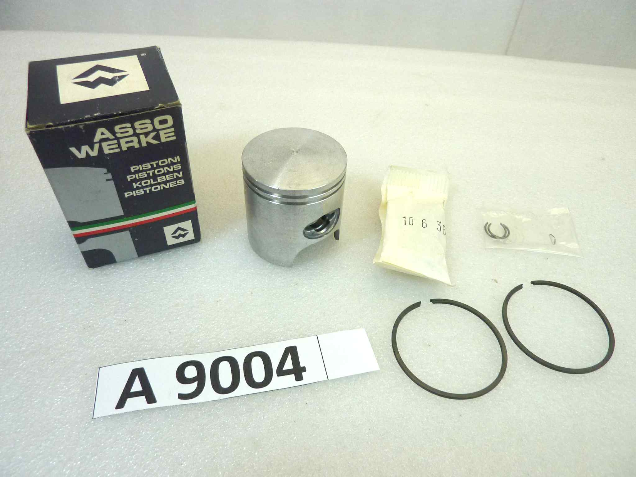 Pistone Piaggio Sfera Polini Asso Werke diametro 46,8 cod 5410 NUOVO Fondo di magazzino, VEDI FOTO, LEGGI DESCRIZIONE