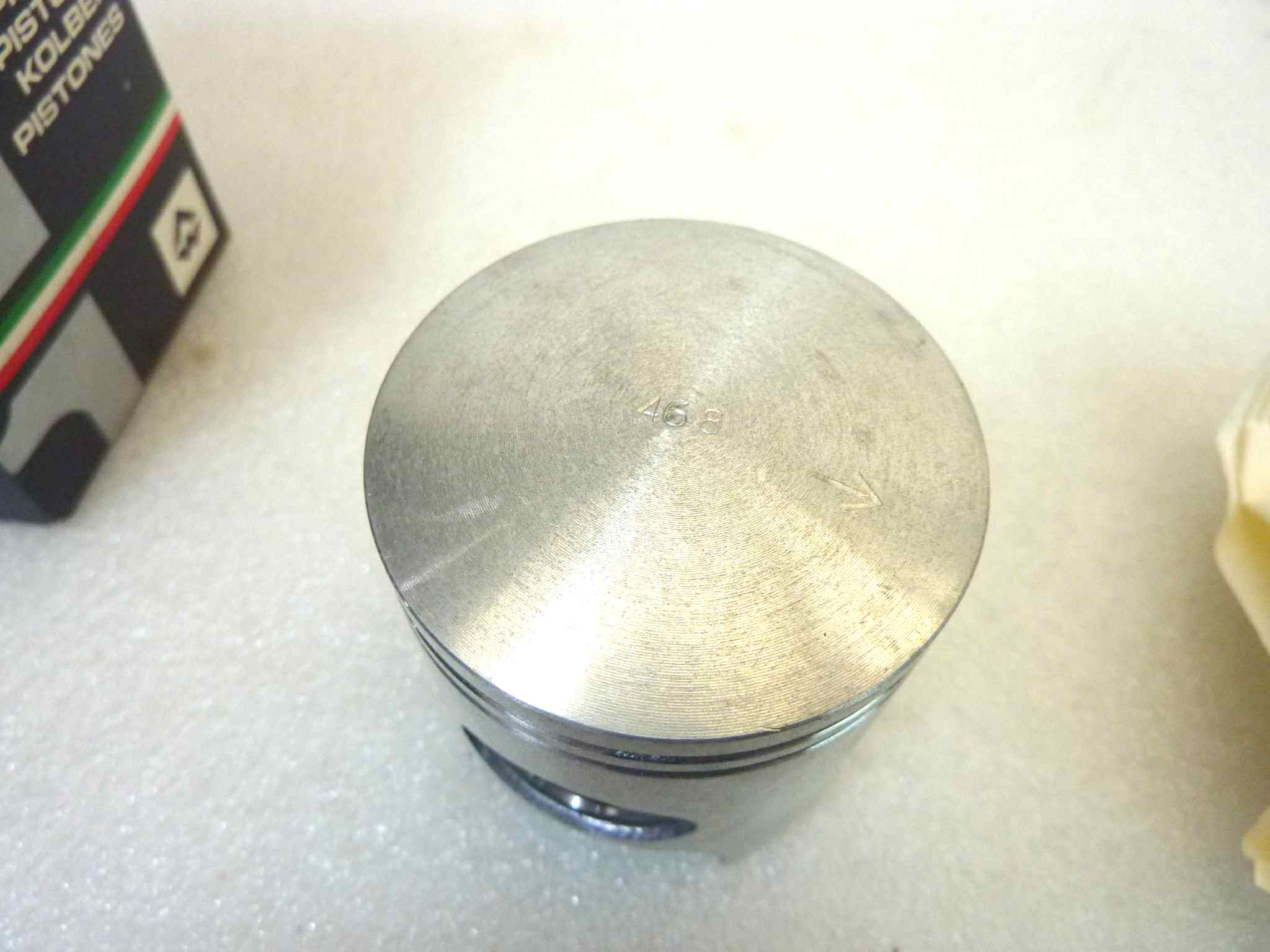 Pistone Piaggio Sfera Polini Asso Werke diametro 46,8 cod 5410 NUOVO Fondo di magazzino, VEDI FOTO, LEGGI DESCRIZIONE - immagine 5