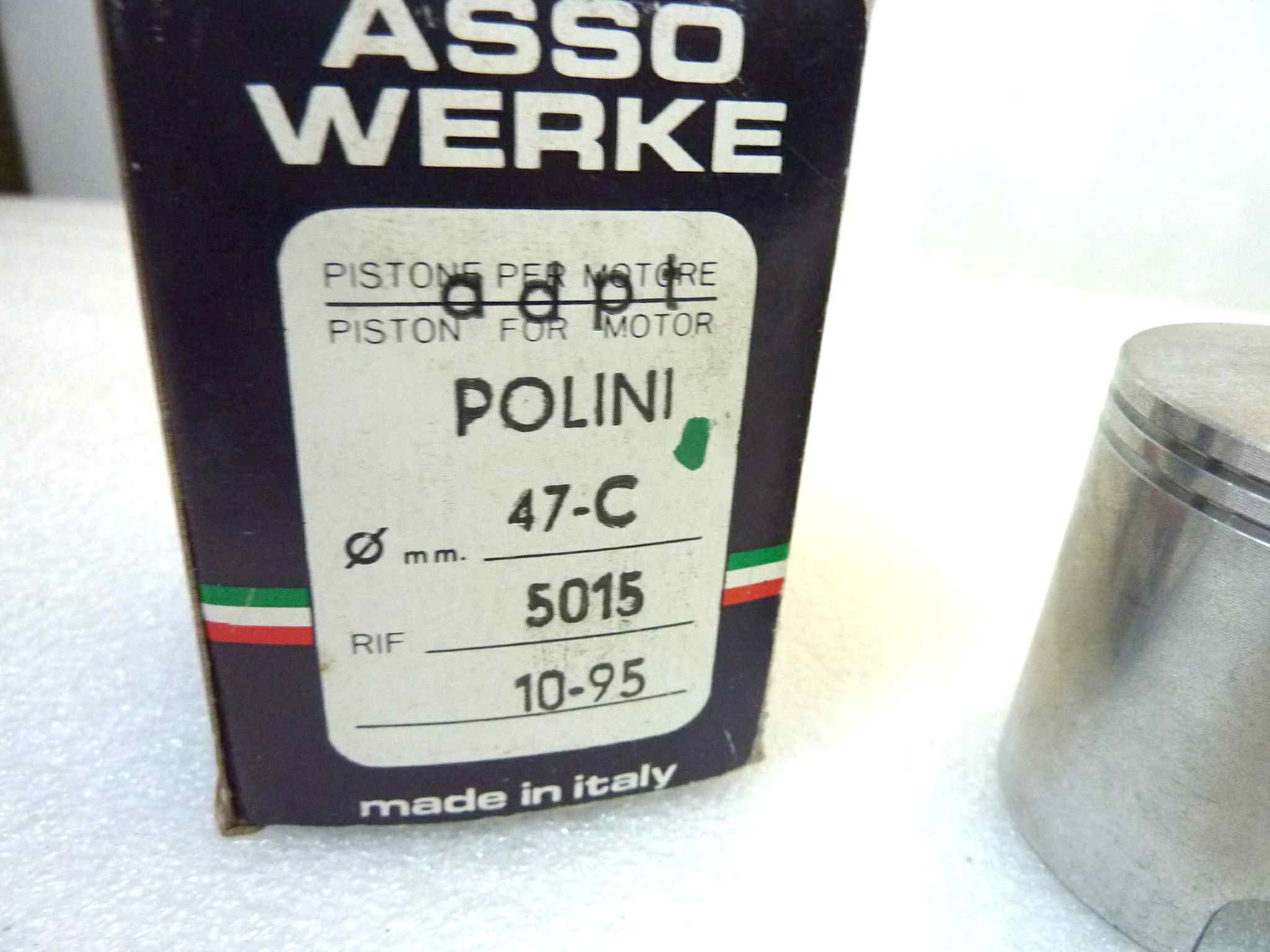 Pistone Polini Asso Werke diametro 47 C cod 5015 NUOVO Fondo di magazzino, VEDI FOTO, LEGGI DESCRIZIONE - immagine 3