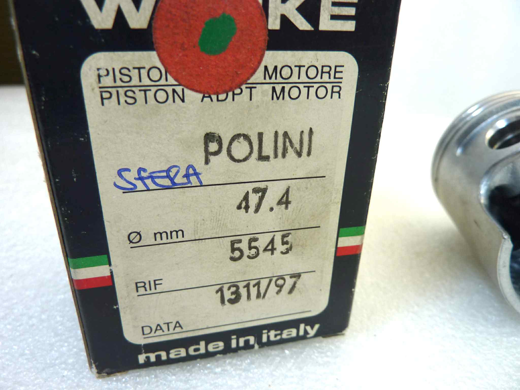 Pistone Polini Asso Werke diametro 47,4 cod 5545 NUOVO Fondo di magazzino, VEDI FOTO, LEGGI DESCRIZIONE - immagine 8