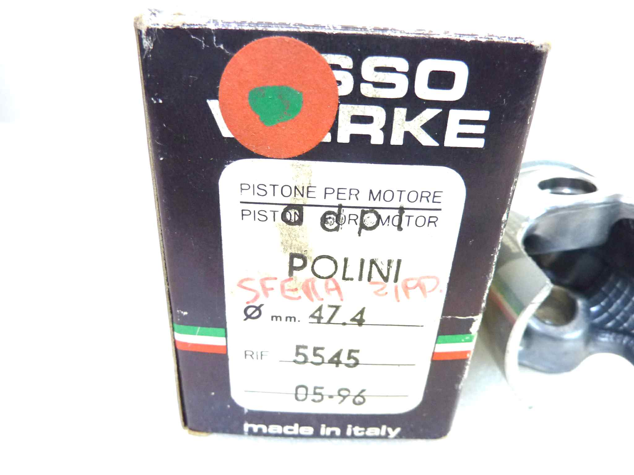 Pistone Polini Asso Werke diametro 47,4 cod 5545 no spinotto NUOVO Fondo di magazzino, VEDI FOTO, LEGGI DESCRIZIONE - immagine 9
