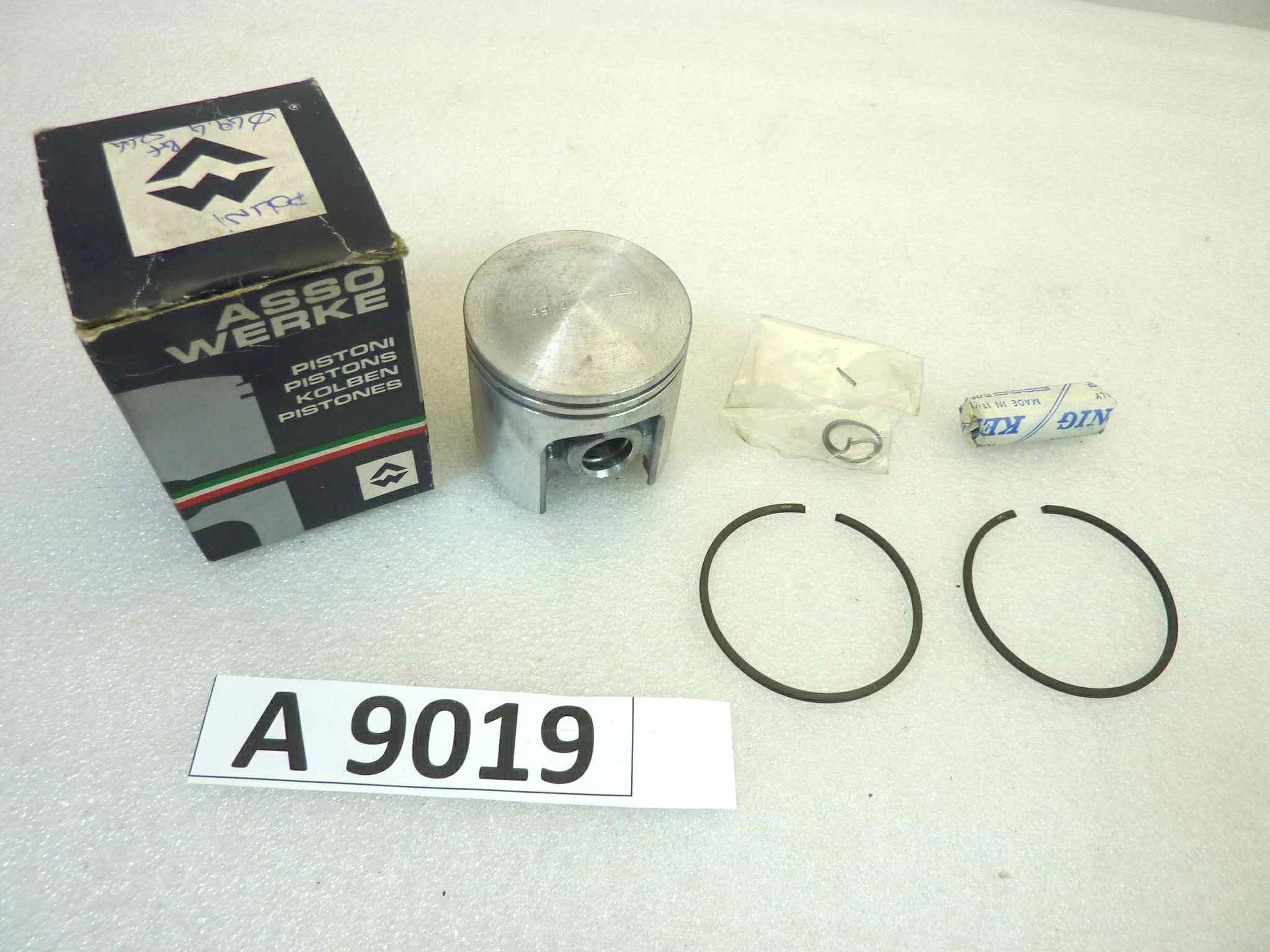 Pistone Polini Asso Werke diametro 49,4 cod 5244 NUOVO Fondo di magazzino, VEDI FOTO, LEGGI DESCRIZIONE