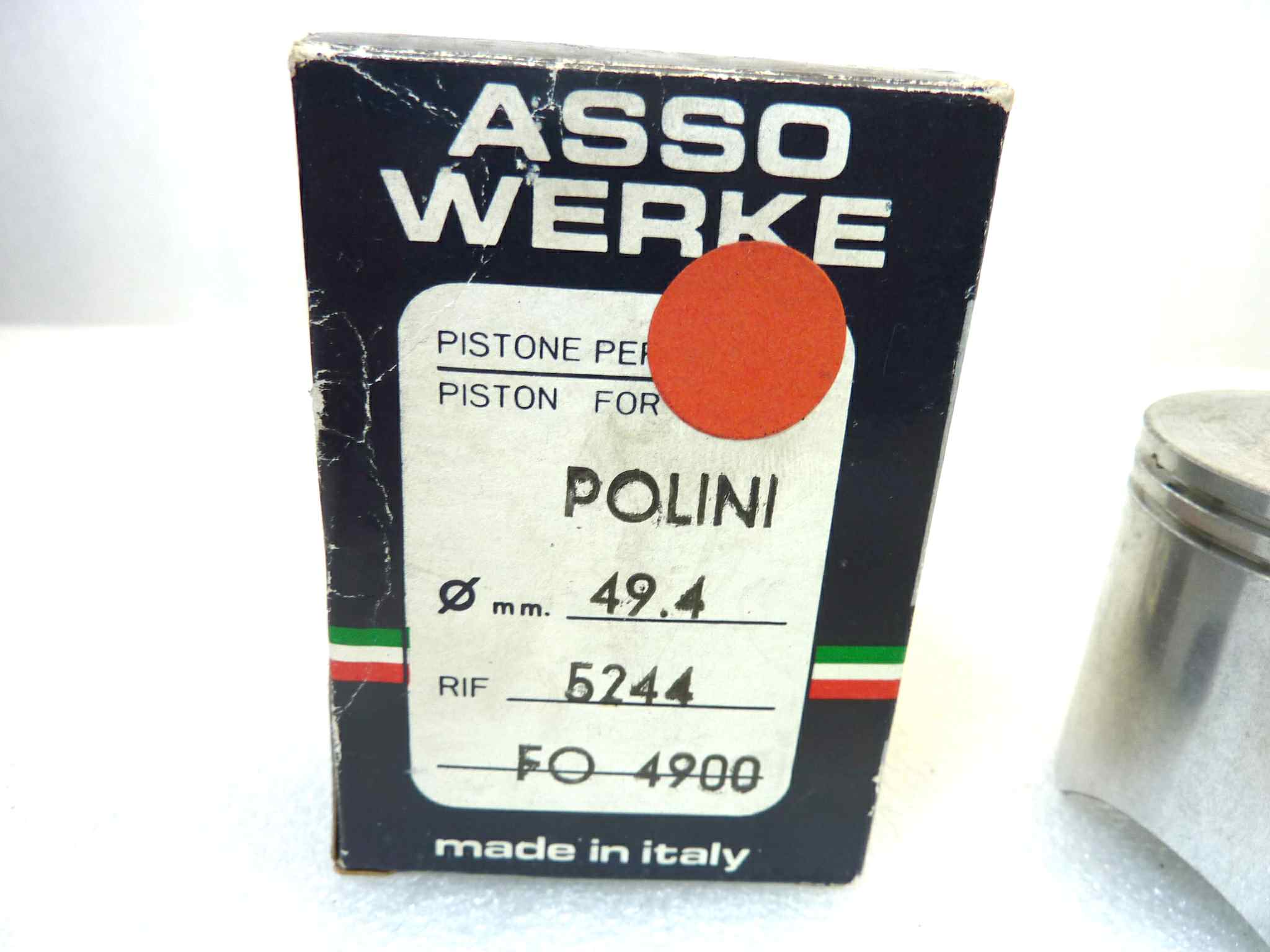 Pistone Polini Asso Werke diametro 49,4 cod 5244 NUOVO Fondo di magazzino, VEDI FOTO, LEGGI DESCRIZIONE - immagine 2