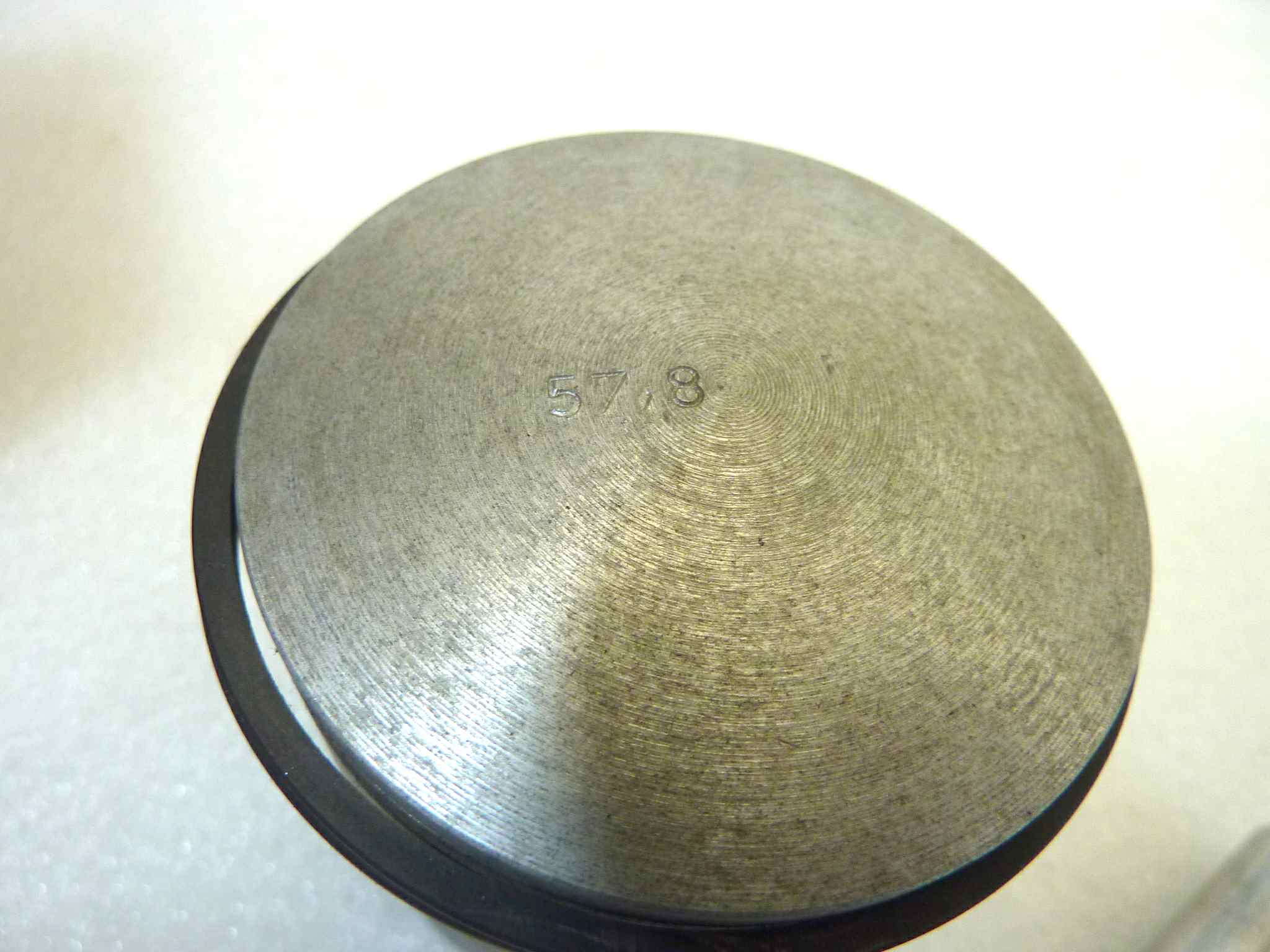 Pistone Polini Asso Werke diametro 57,8 cod 4305 NUOVO Fondo di magazzino, VEDI FOTO, LEGGI DESCRIZIONE - immagine 8