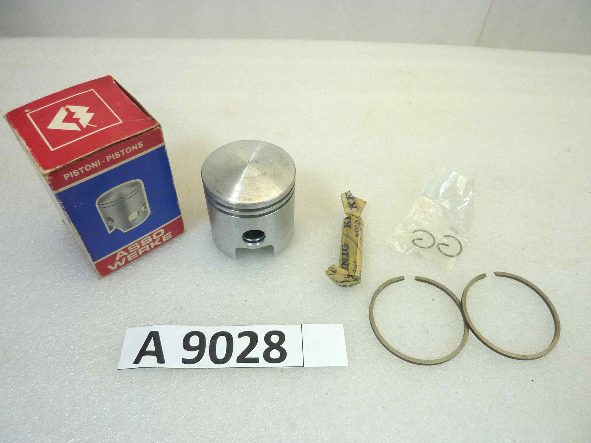 Pistone Piaggio Vespa Asso Werke diametro 48,4 cod 3918 NUOVO Fondo di magazzino, VEDI FOTO, LEGGI DESCRIZIONE