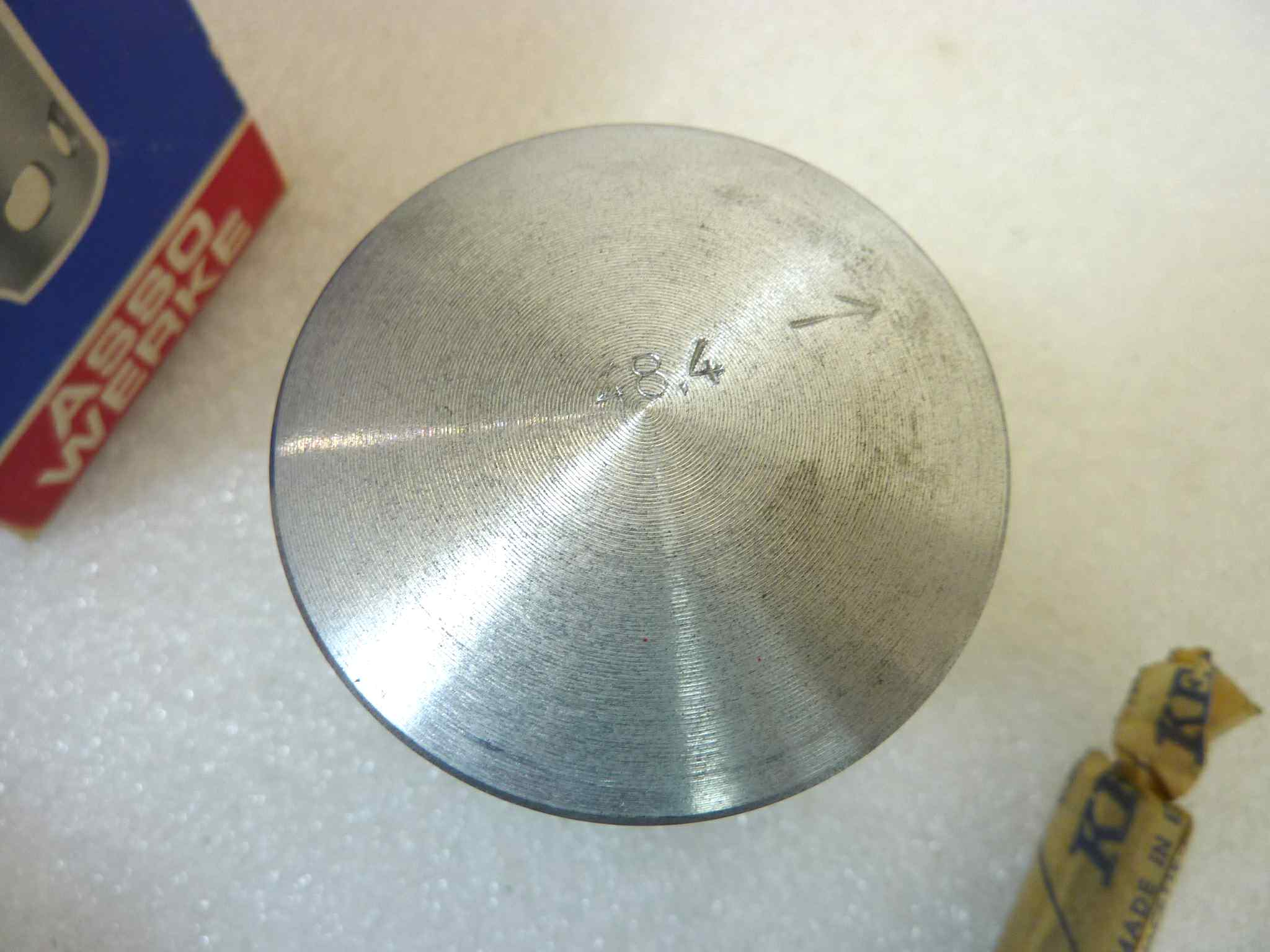 Pistone Piaggio Vespa Asso Werke diametro 48,4 cod 3918 NUOVO Fondo di magazzino, VEDI FOTO, LEGGI DESCRIZIONE - immagine 7