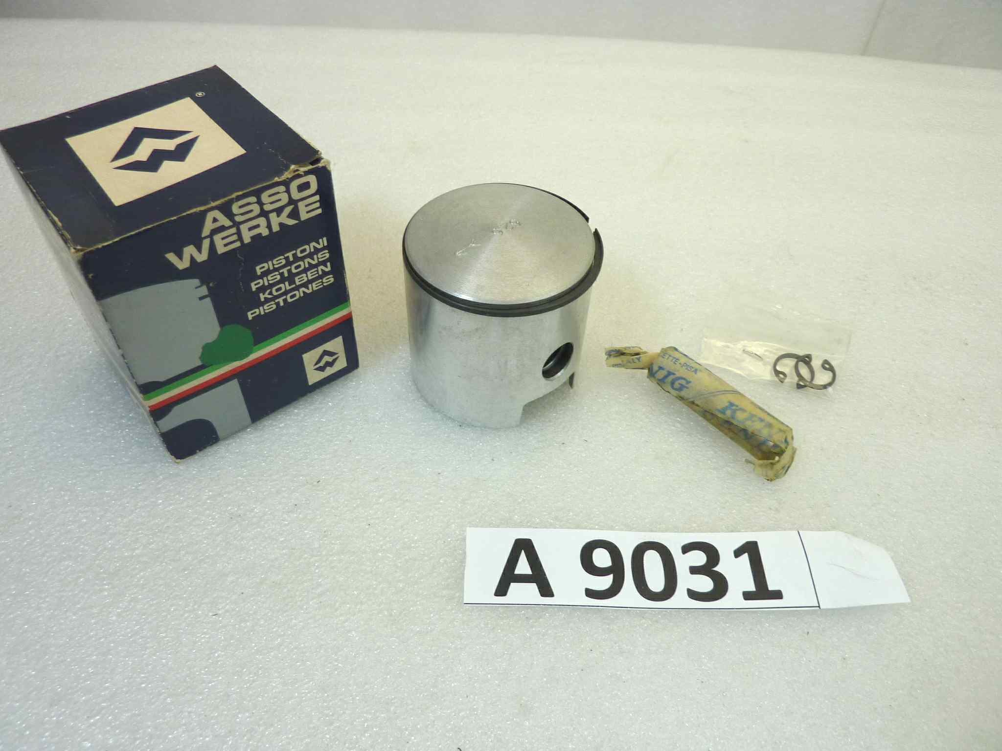 Pistone Piaggio Vespa Asso Werke diametro 52,6 cod 3909 NUOVO Fondo di magazzino, VEDI FOTO, LEGGI DESCRIZIONE