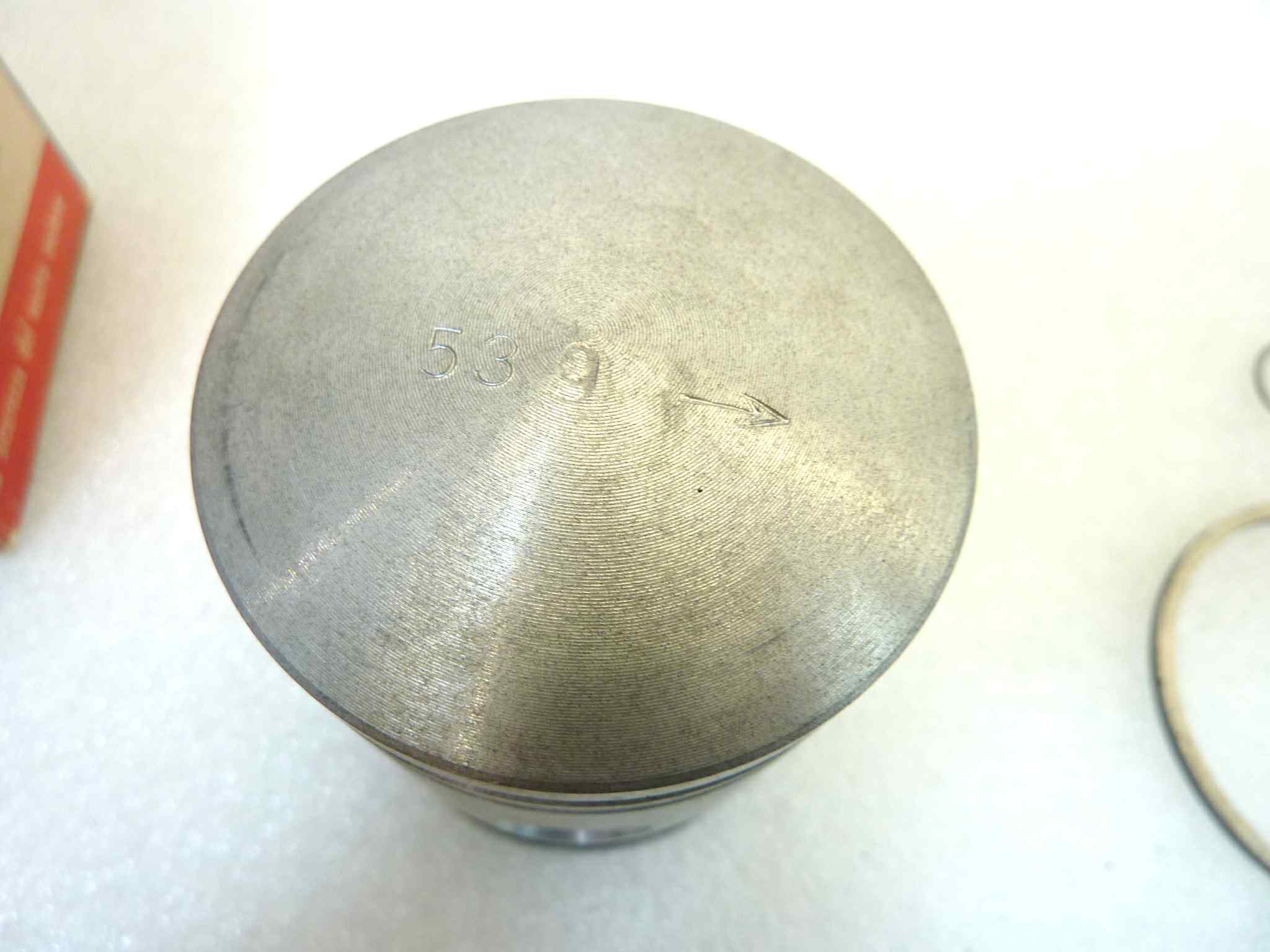 Pistone Piaggio Vespa Asso Werke diametro 53,9 cod 1805 no spinotto NUOVO Fondo di magazzino, VEDI FOTO, LEGGI DESCRIZIONE - immagine 8