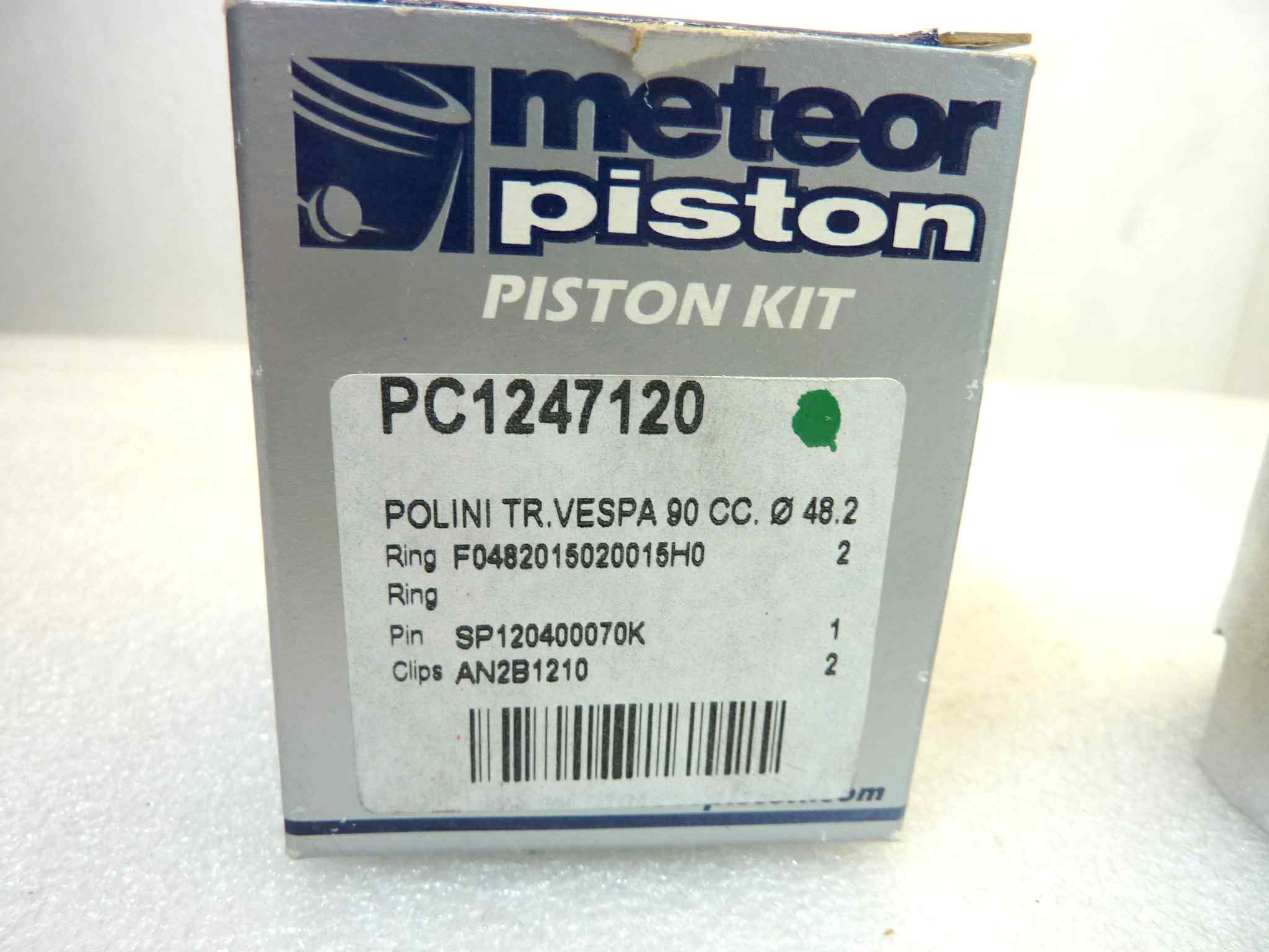 Pistone Polini trasf Vespa 90 cc Meteor diametro 48,2 cod PC 1247120 NUOVO Fondo di magazzino, VEDI FOTO, LEGGI DESCRIZIONE - immagine 2