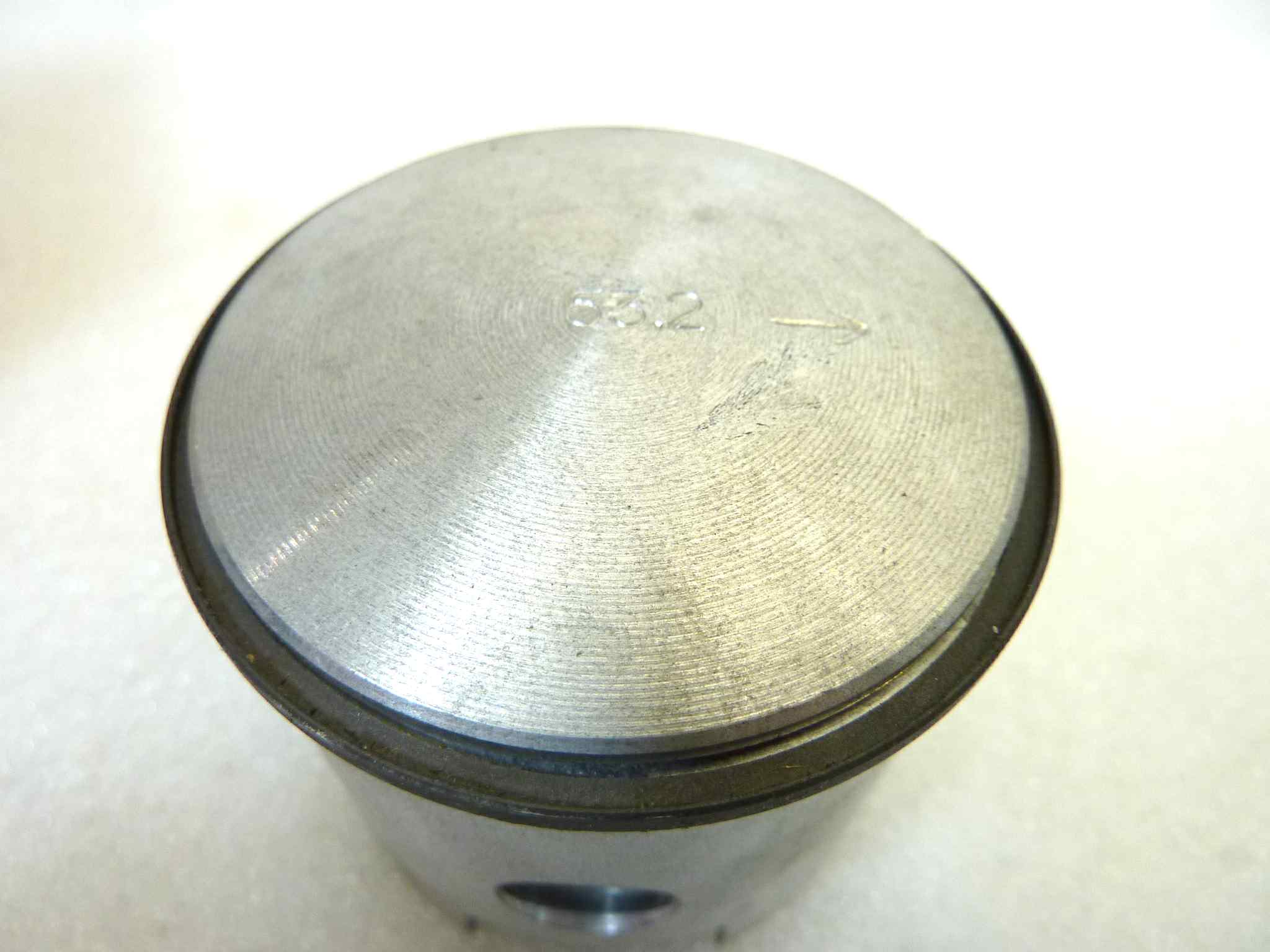 Pistone Piaggio Vespa Pinasco Asso diametro 53,2 cod 3909 no seeger no spinotto NUOVO Fondo di magazzino, VEDI FOTO, LEGGI DESCRIZIONE - immagine 8