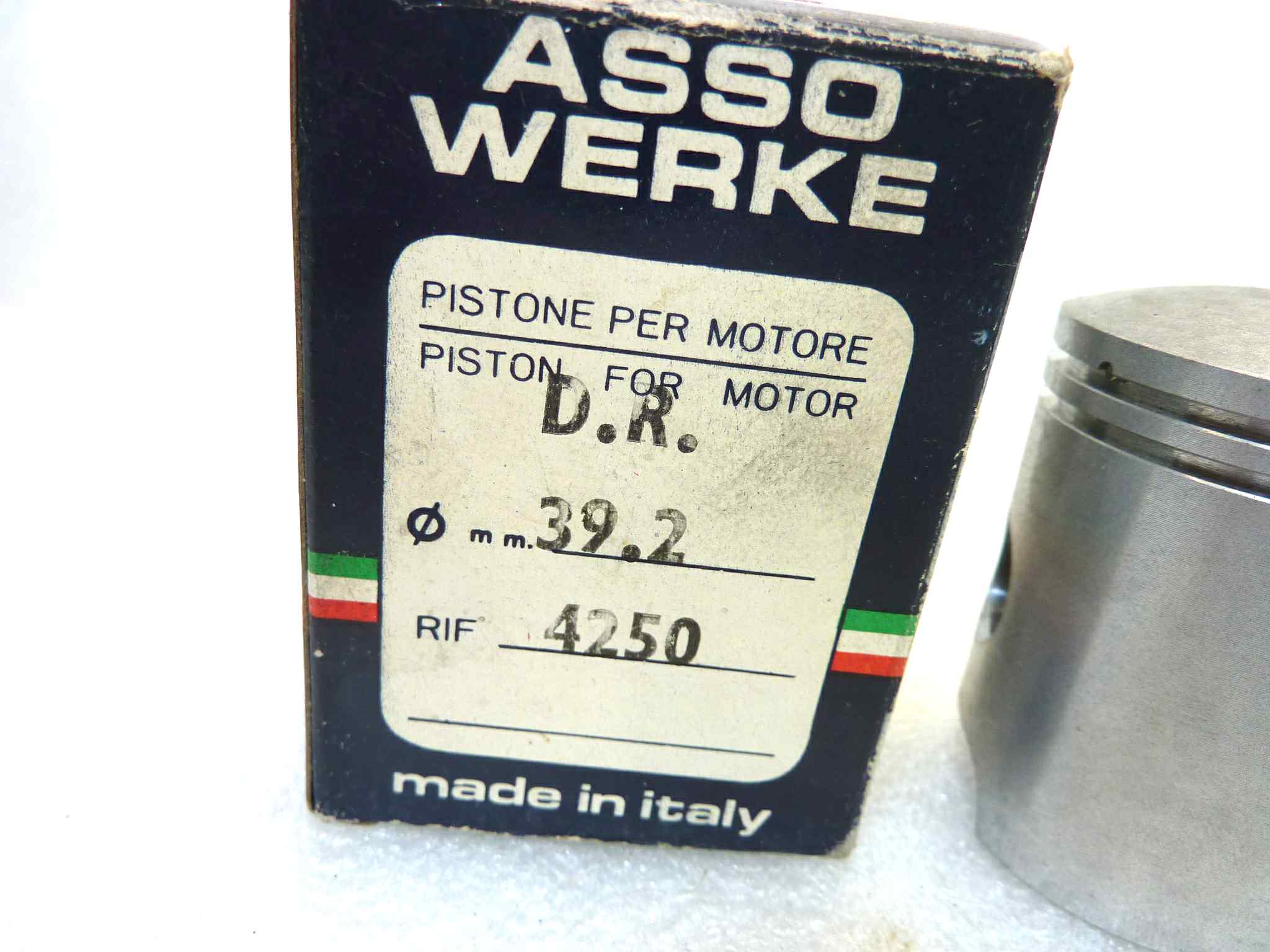 Pistone DR Asso Werke diametro 39,2 cod 4250 NUOVO Fondo di magazzino, VEDI FOTO, LEGGI DESCRIZIONE - immagine 2