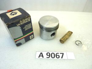 Pistone Gilera Asso Werke diametro 60,6 cod 3468 NUOVO Fondo di magazzino, VEDI FOTO, LEGGI DESCRIZIONE