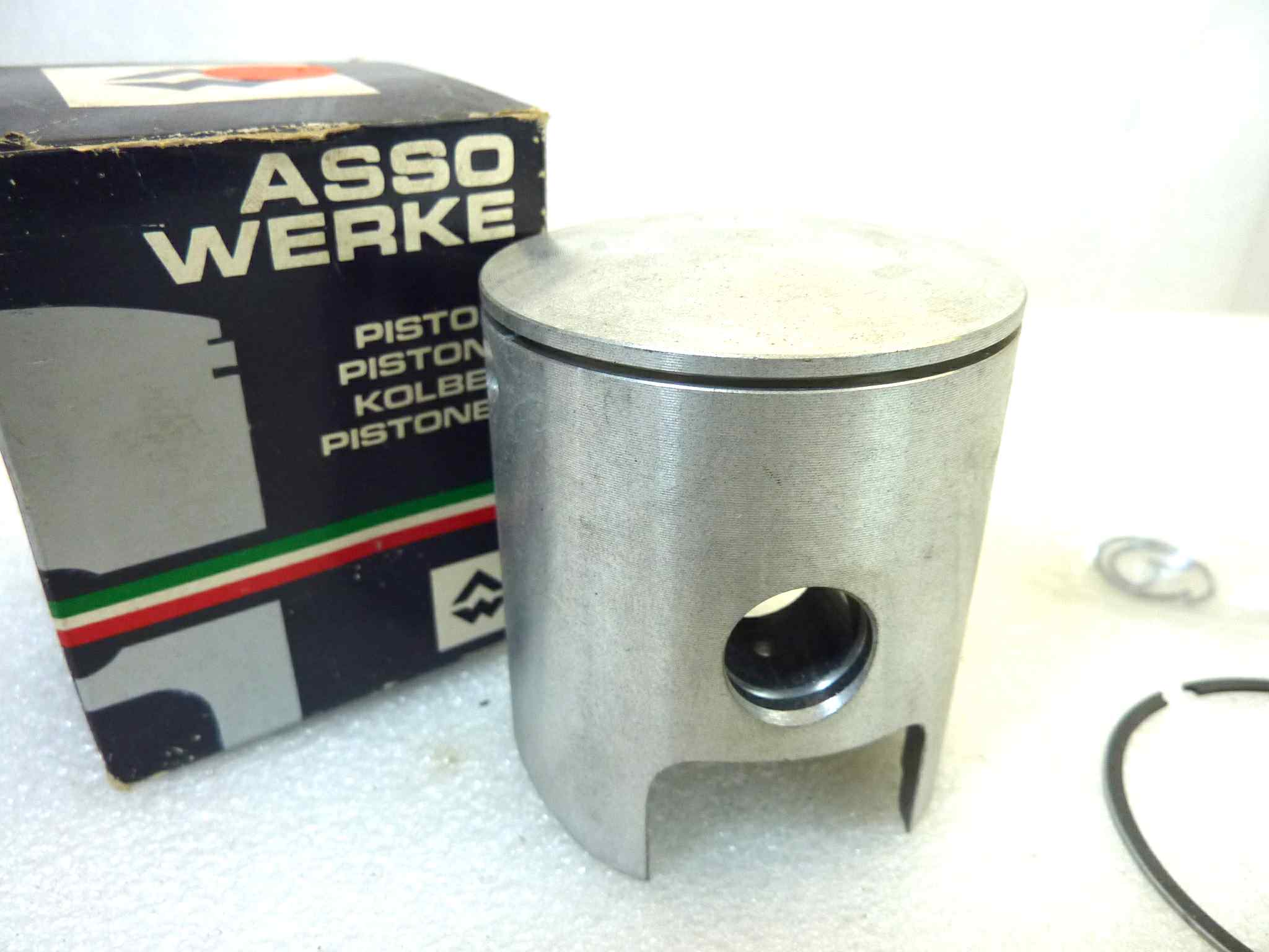 Pistone MAC con fori Asso Werke diametro 54,4 cod 4245 FO5400 no spinotto NUOVO Fondo di magazzino, VEDI FOTO, LEGGI DESCRIZIONE - immagine 3