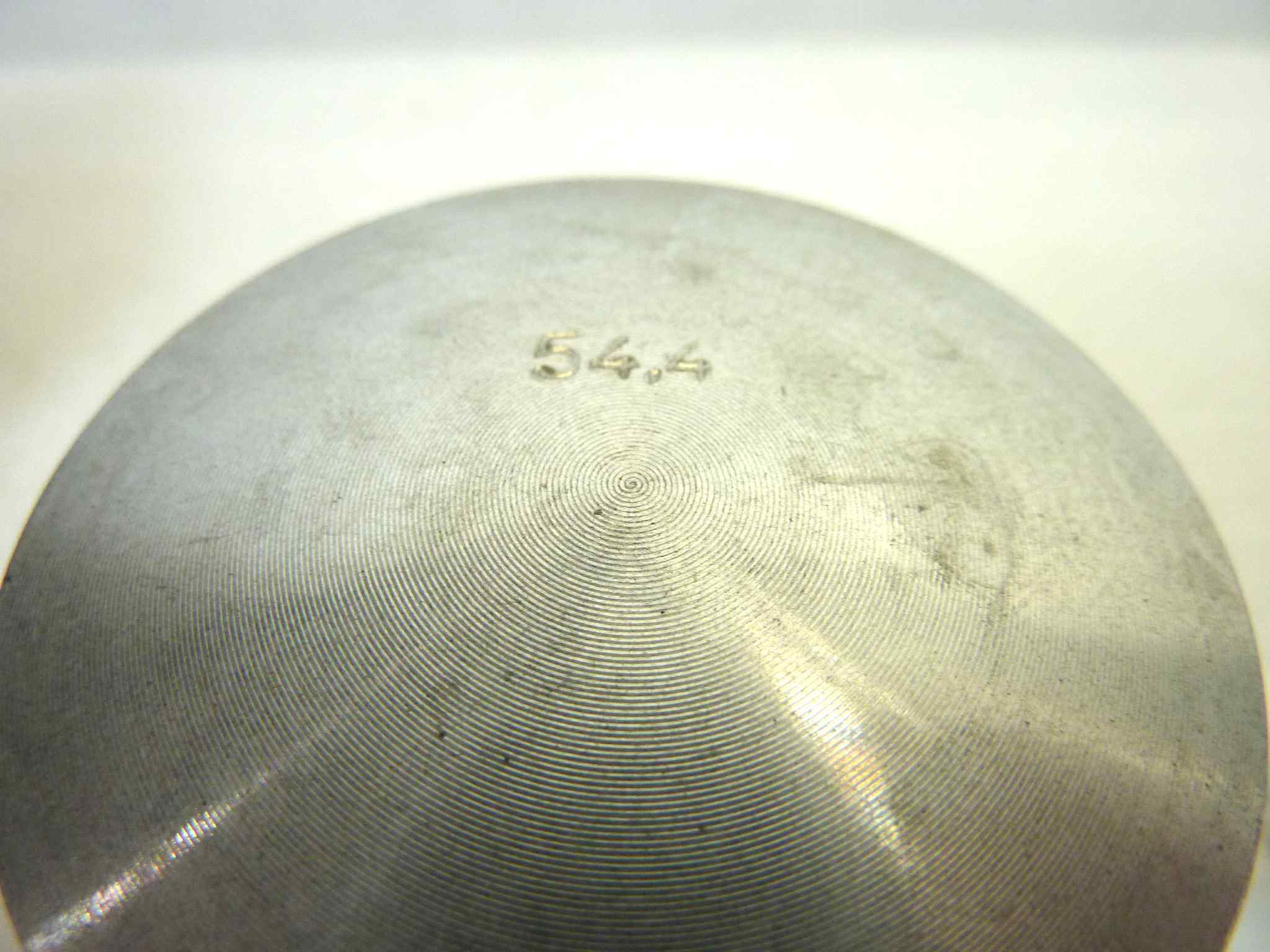 Pistone MAC con fori Asso Werke diametro 54,4 cod 4245 FO5400 no spinotto NUOVO Fondo di magazzino, VEDI FOTO, LEGGI DESCRIZIONE - immagine 9