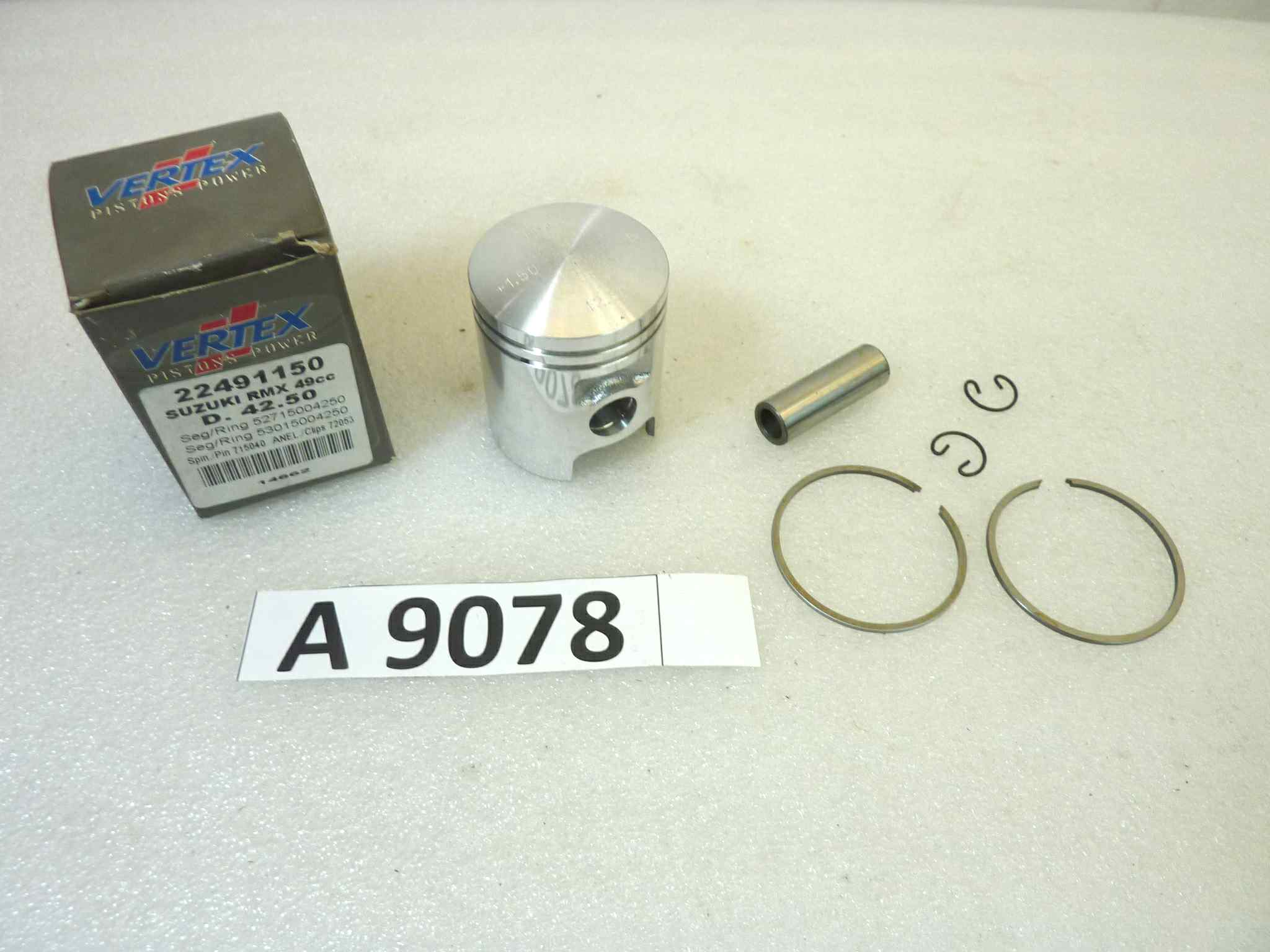 Pistone Suzuki RMX 49 CC Vertex diametro 42,5 cod 22491150 NUOVO Fondo di magazzino, VEDI FOTO, LEGGI DESCRIZIONE