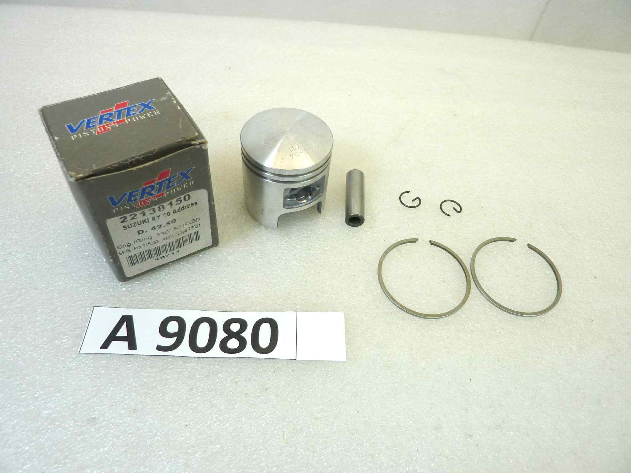 Pistone Suzuki AY50 Address Vertex diametro 42,5 cod 22138150 NUOVO Fondo di magazzino, VEDI FOTO, LEGGI DESCRIZIONE
