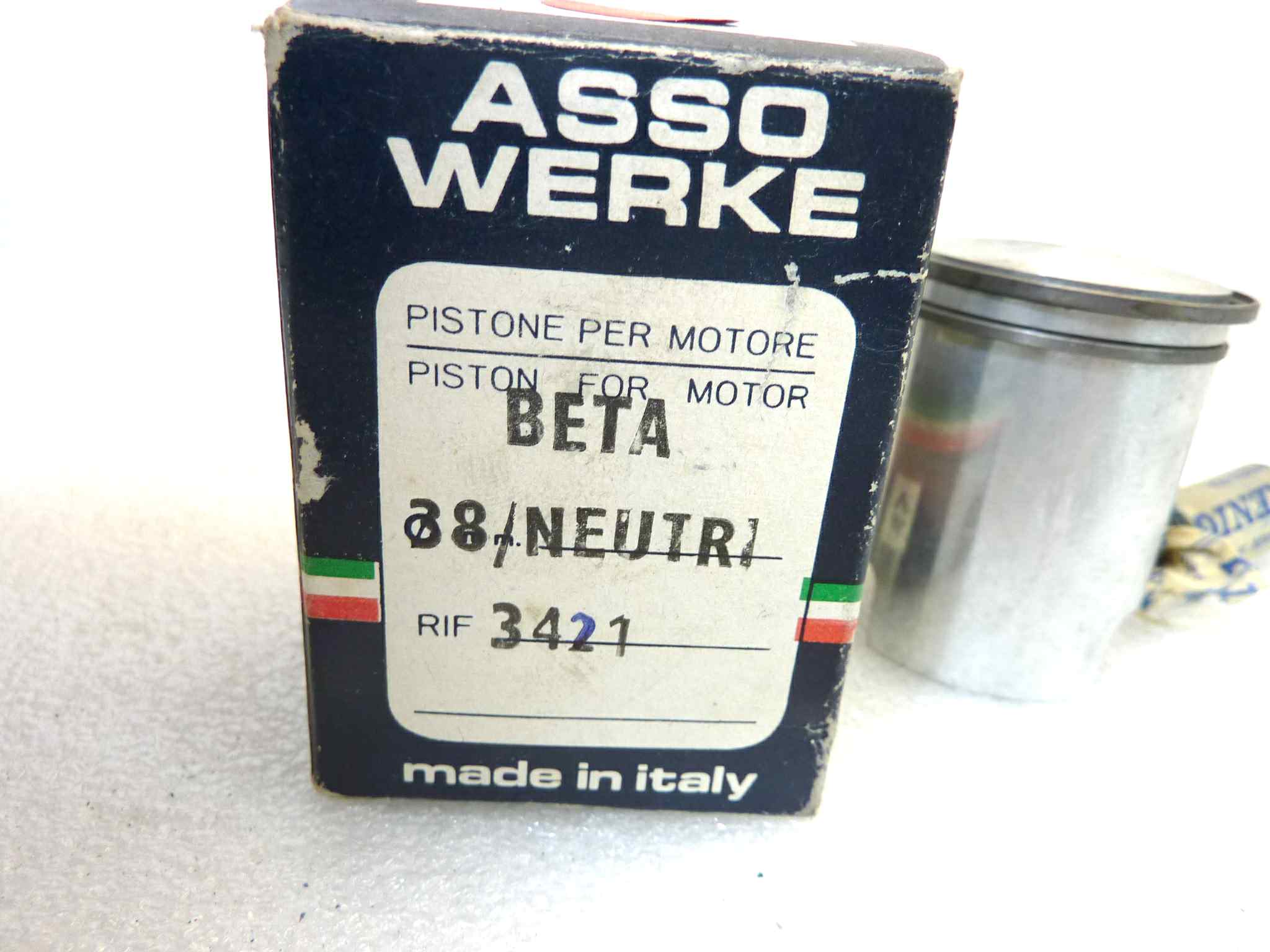 Pistone Beta Asso Werke diametro 38 (neutri) cod 3421 NUOVO Fondo di magazzino, VEDI FOTO, LEGGI DESCRIZIONE - immagine 2