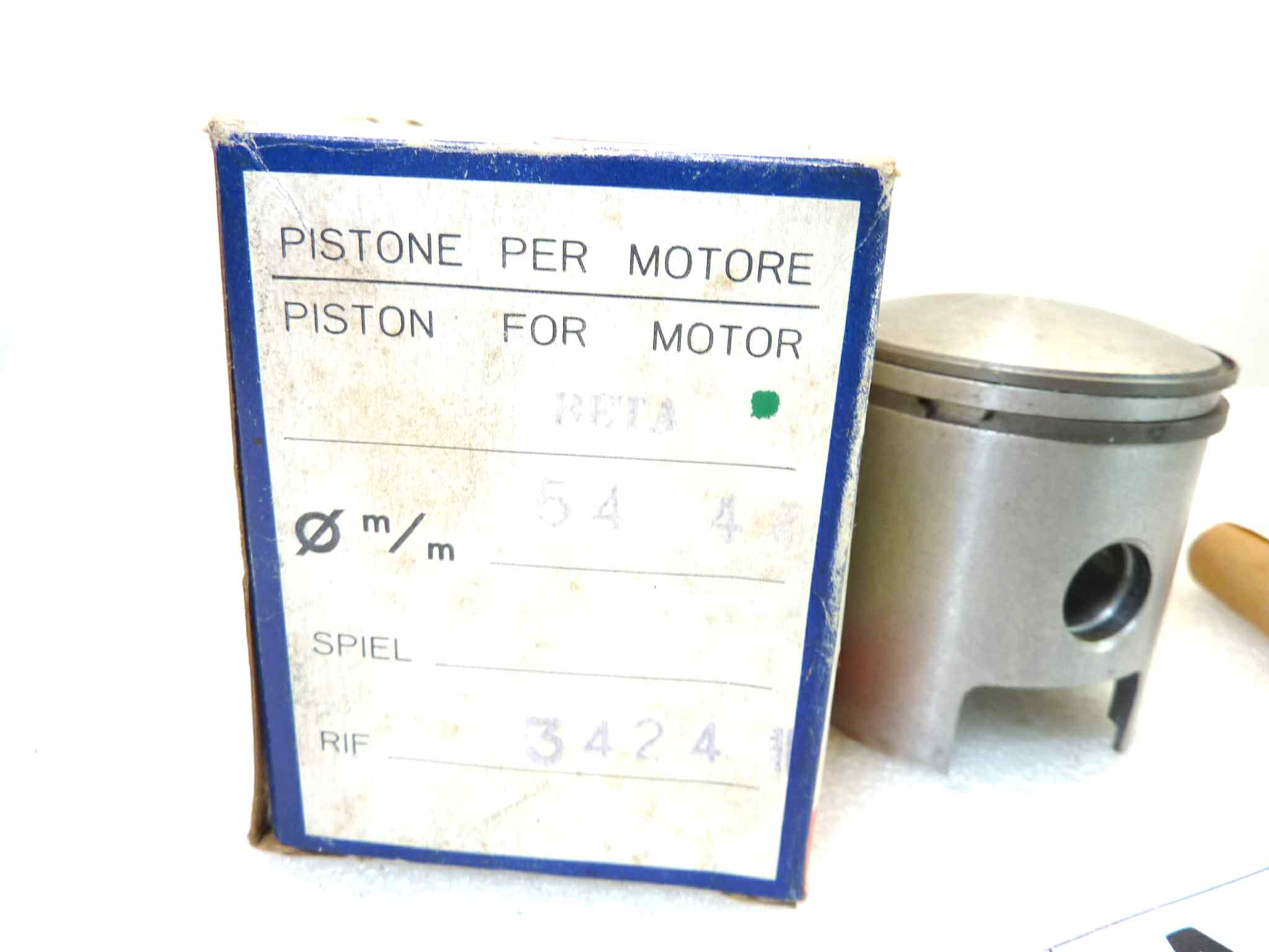 Pistone Beta Asso diametro 54,4 cod 3424 NUOVO Fondo di magazzino, VEDI FOTO, LEGGI DESCRIZIONE - immagine 2