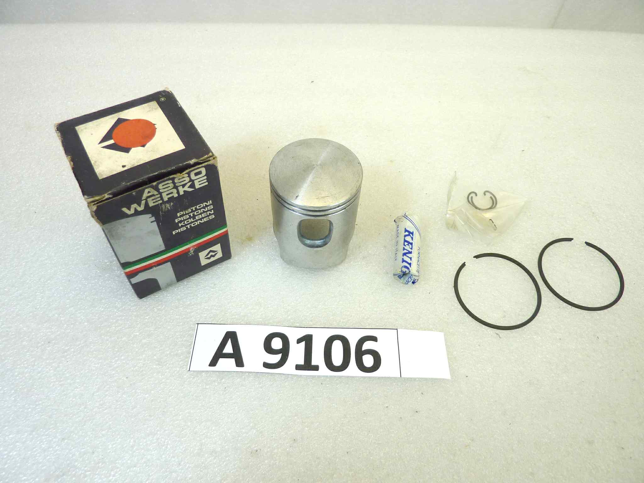 Pistone Morini Asso Werke diametro 39 B cod 4974 NUOVO Fondo di magazzino, VEDI FOTO, LEGGI DESCRIZIONE