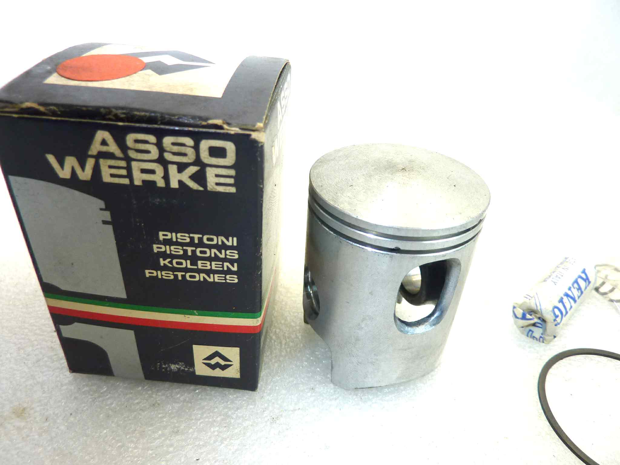 Pistone Morini Asso Werke diametro 39 A cod 4974 NUOVO Fondo di magazzino, VEDI FOTO, LEGGI DESCRIZIONE - immagine 2