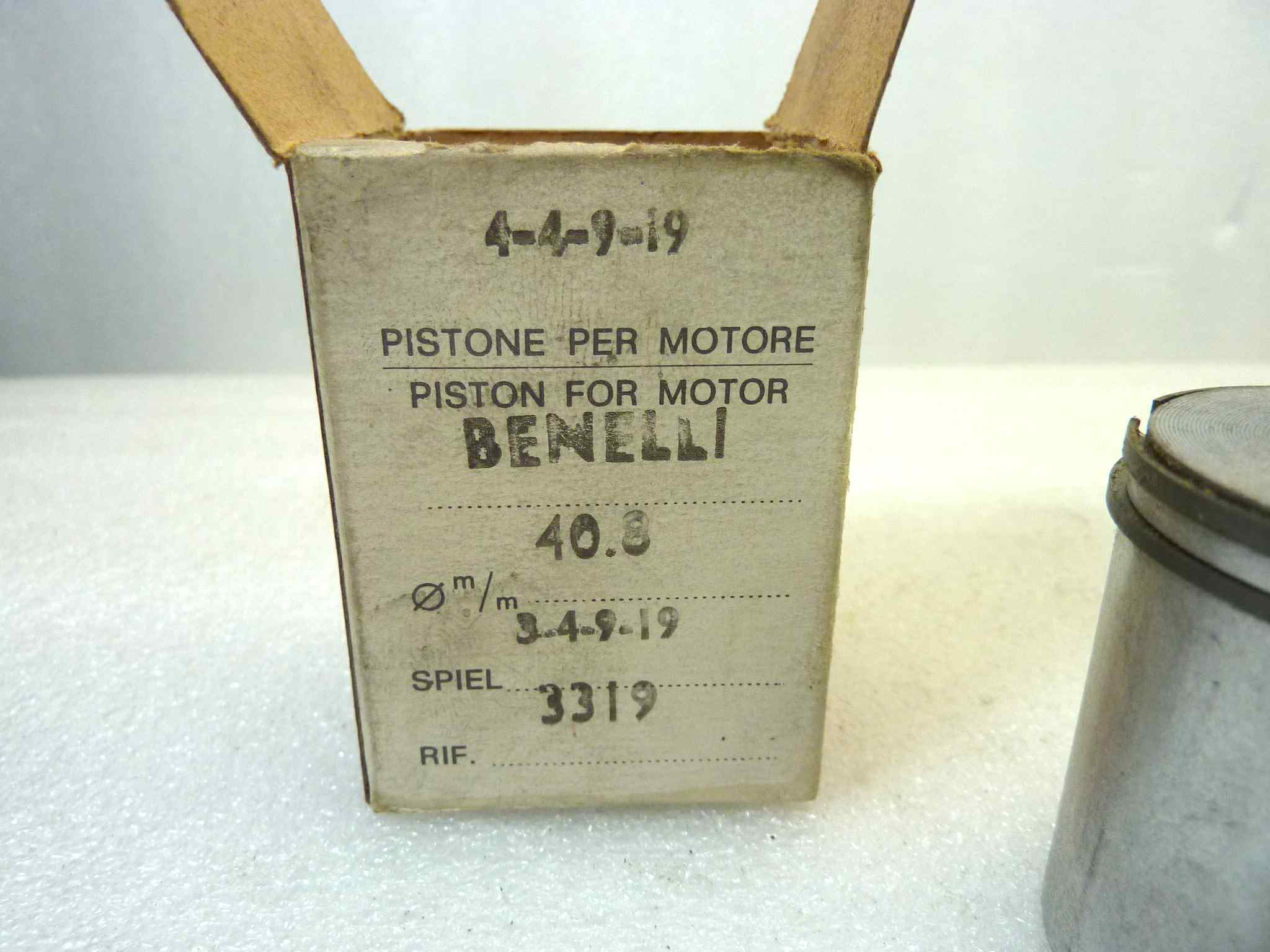 Pistone Benelli Asso diametro 40,8 cod 3319 NUOVO Fondo di magazzino, VEDI FOTO, LEGGI DESCRIZIONE - immagine 2
