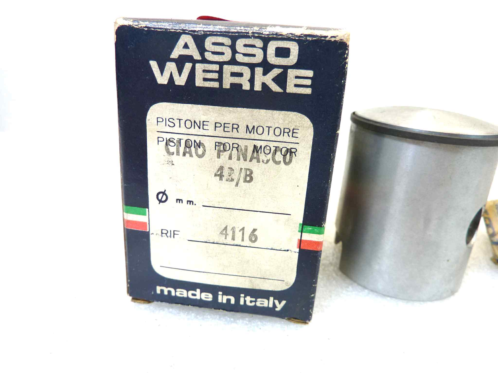 Pistone Ciao-Pinasco Asso Werke diametro 42 B cod 4116 NUOVO Fondo di magazzino, VEDI FOTO, LEGGI DESCRIZIONE - immagine 2