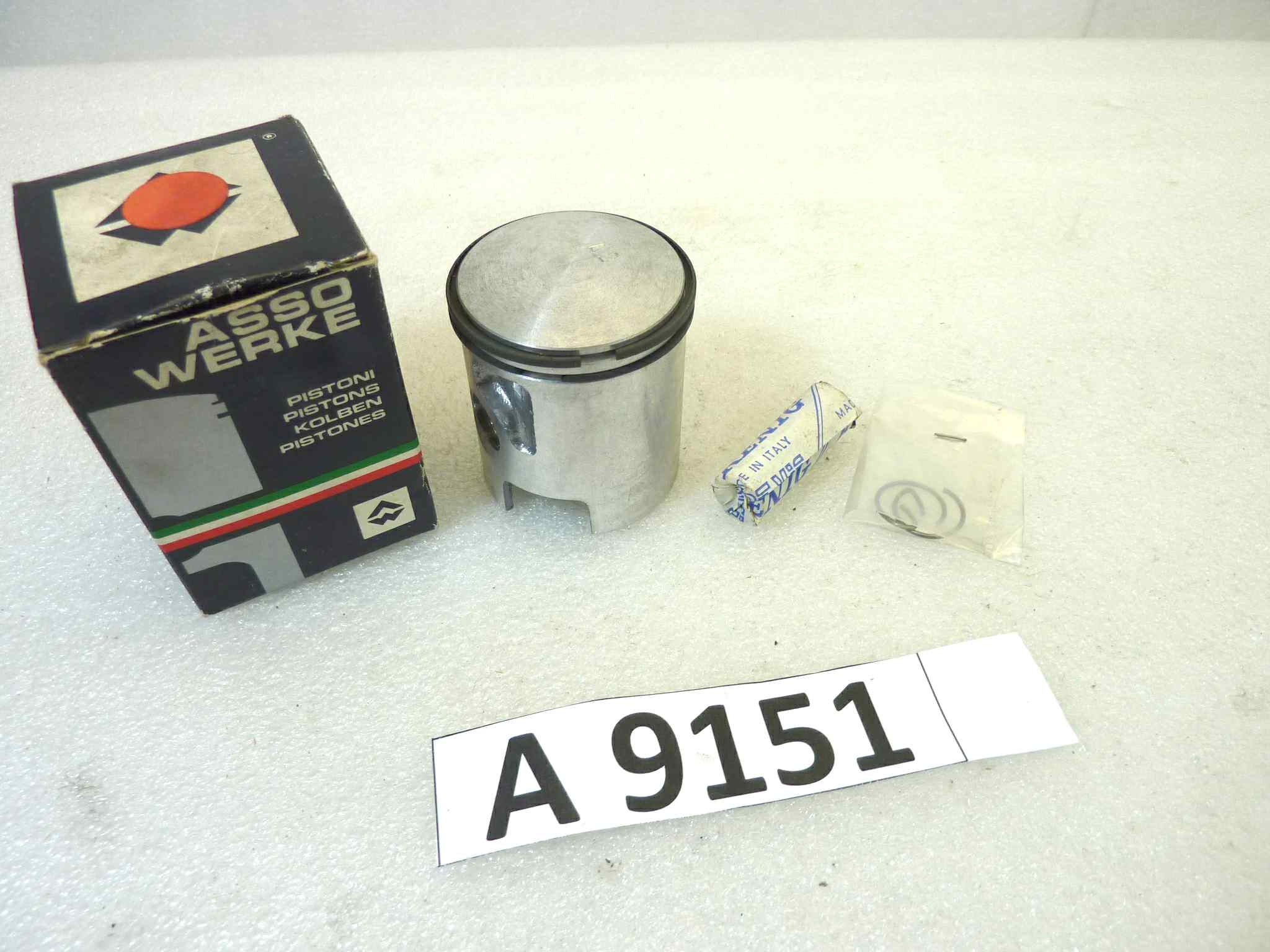 Pistone Ciao Piaggio Polini Asso Werke diametro 42 (spin 12) cod 4600 NUOVO Fondo di magazzino, VEDI FOTO, LEGGI DESCRIZIONE