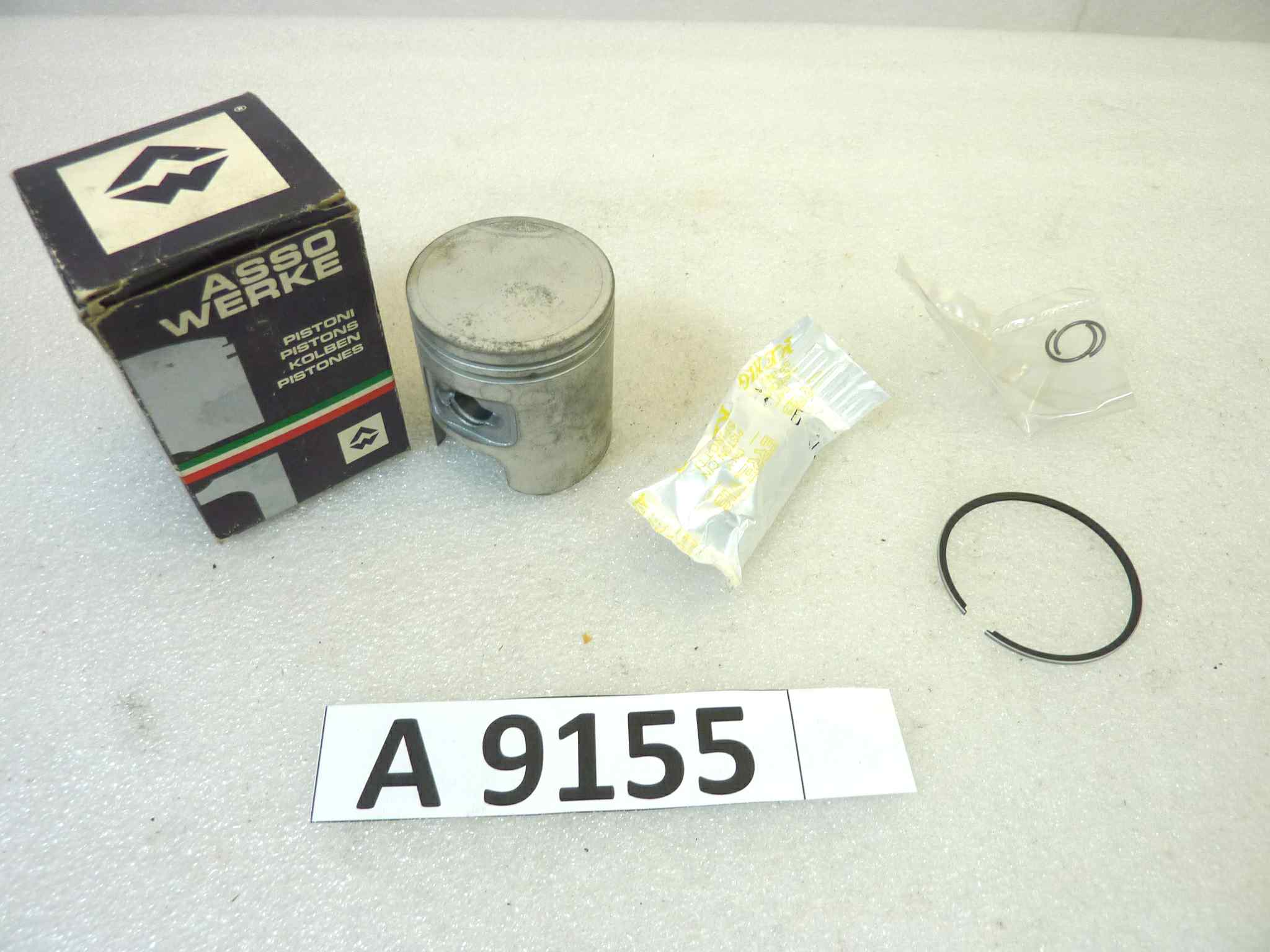 Pistone Honda Asso Werke diametro 41,4 cod 5568 manca una fascia NUOVO Fondo di magazzino, VEDI FOTO, LEGGI DESCRIZIONE