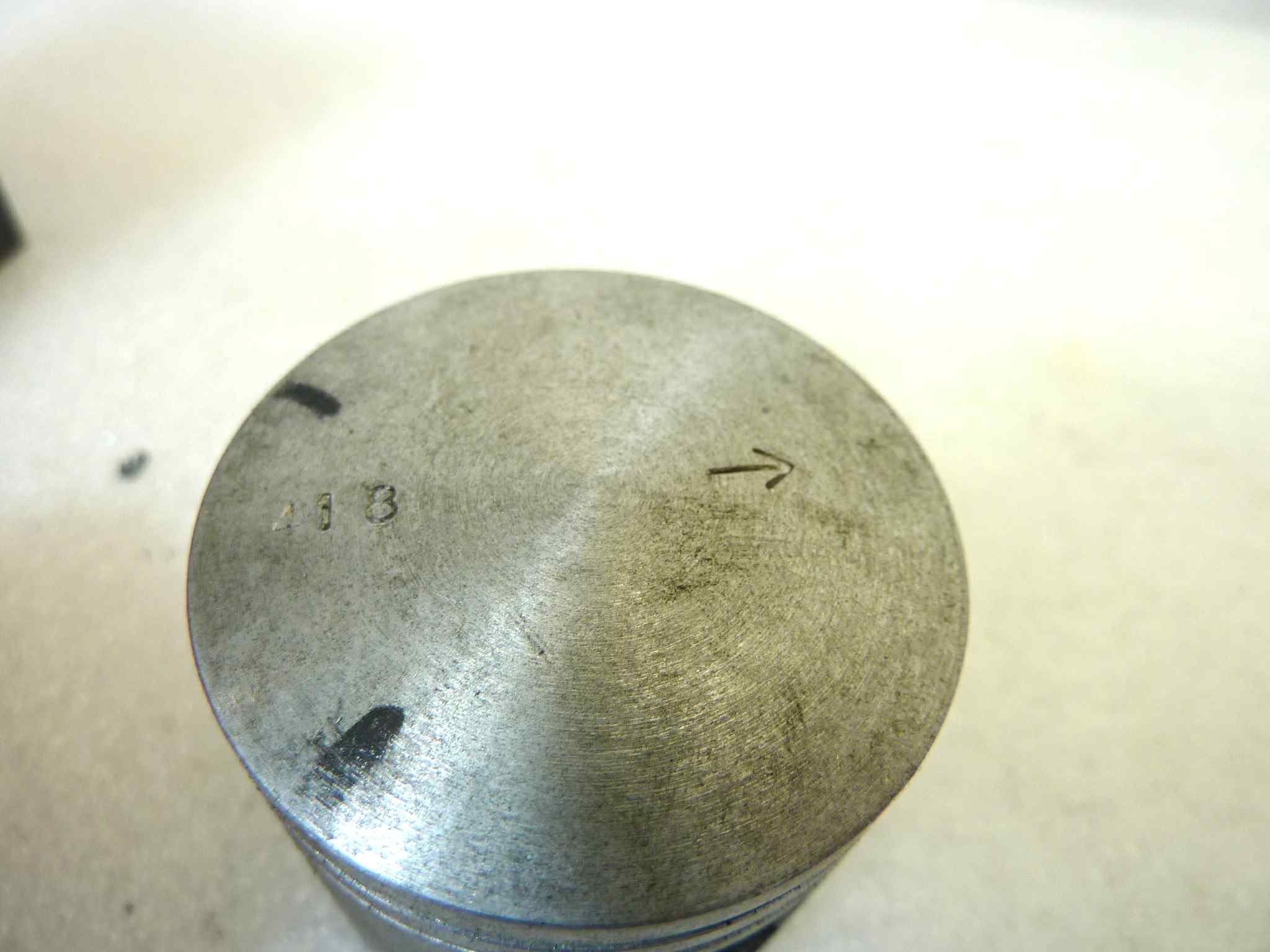Pistone Honda Asso Werke diametro 41,8 cod 5468 NUOVO Fondo di magazzino, VEDI FOTO, LEGGI DESCRIZIONE - immagine 9
