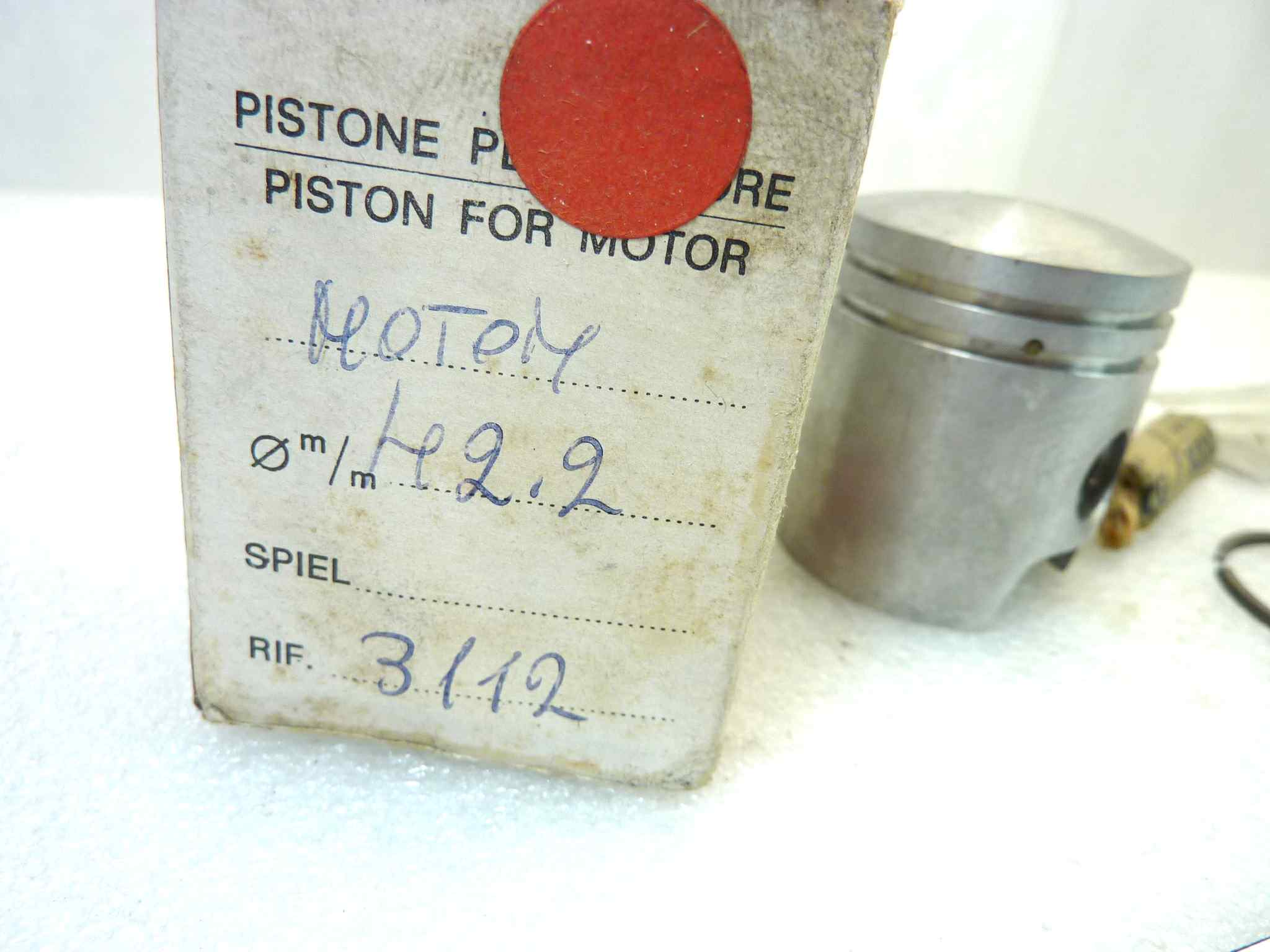 Pistone Motom Asso diametro 42,2 cod 3112 NUOVO Fondo di magazzino, VEDI FOTO, LEGGI DESCRIZIONE - immagine 2