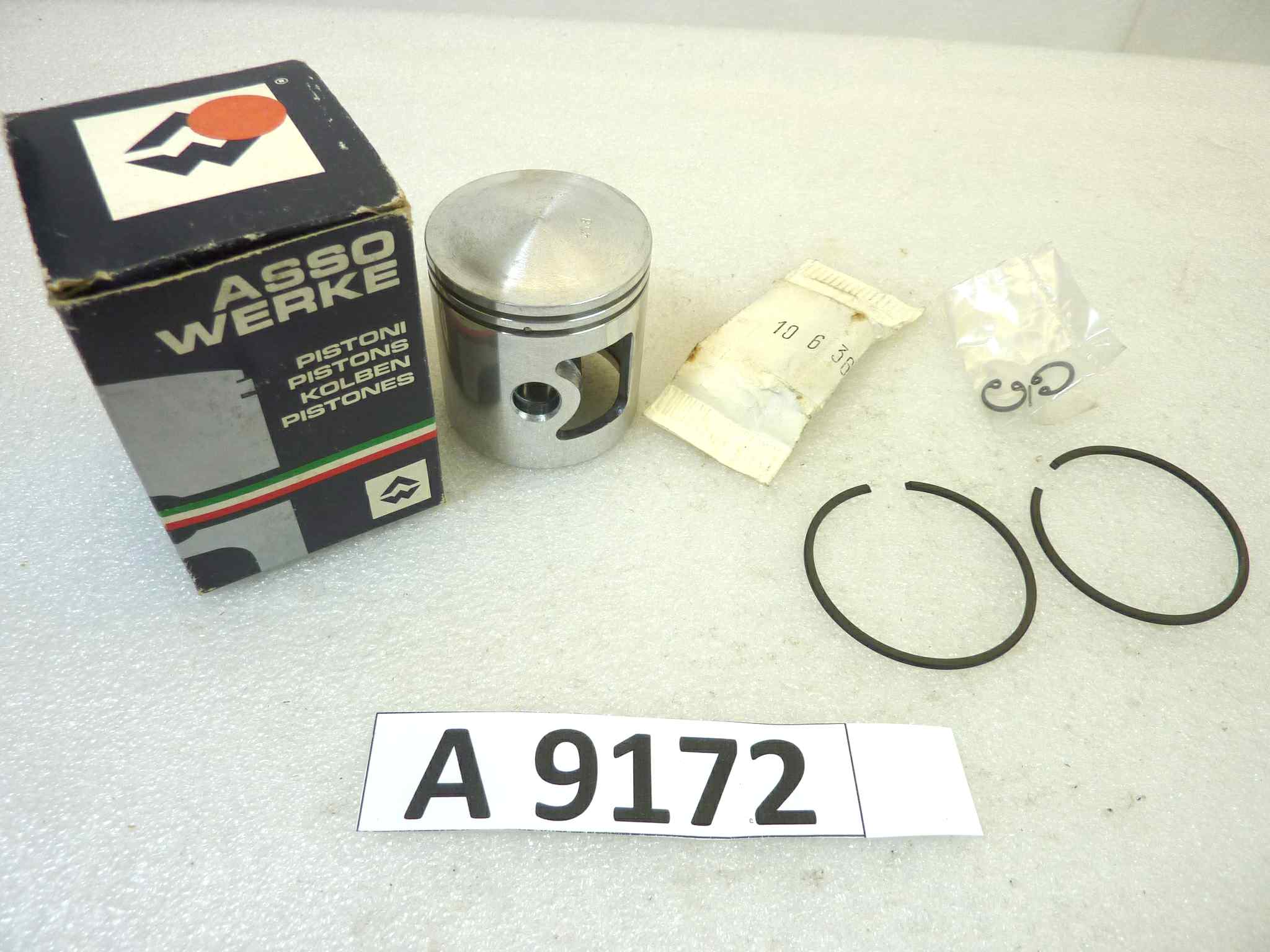 Pistone Polini Ciao Asso Werke diametro 46,8 (spin 10) cod 5080 NUOVO Fondo di magazzino, VEDI FOTO, LEGGI DESCRIZIONE
