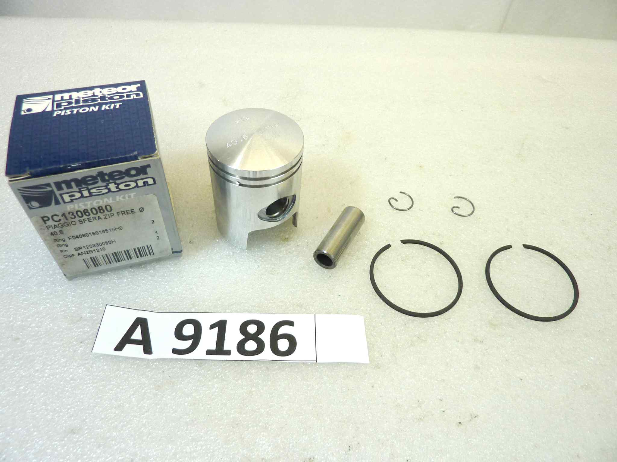Pistone Piaggio Sfera Zip free Meteor diametro 40,8 cod PC 1306080 NUOVO Fondo di magazzino, VEDI FOTO, LEGGI DESCRIZIONE