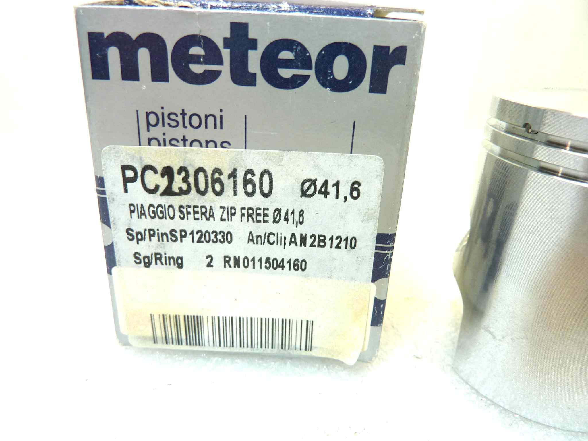 Pistone Piaggio Sfera Zip free Meteor diametro 41,6 cod PC 1306160 NUOVO Fondo di magazzino, VEDI FOTO, LEGGI DESCRIZIONE - immagine 2