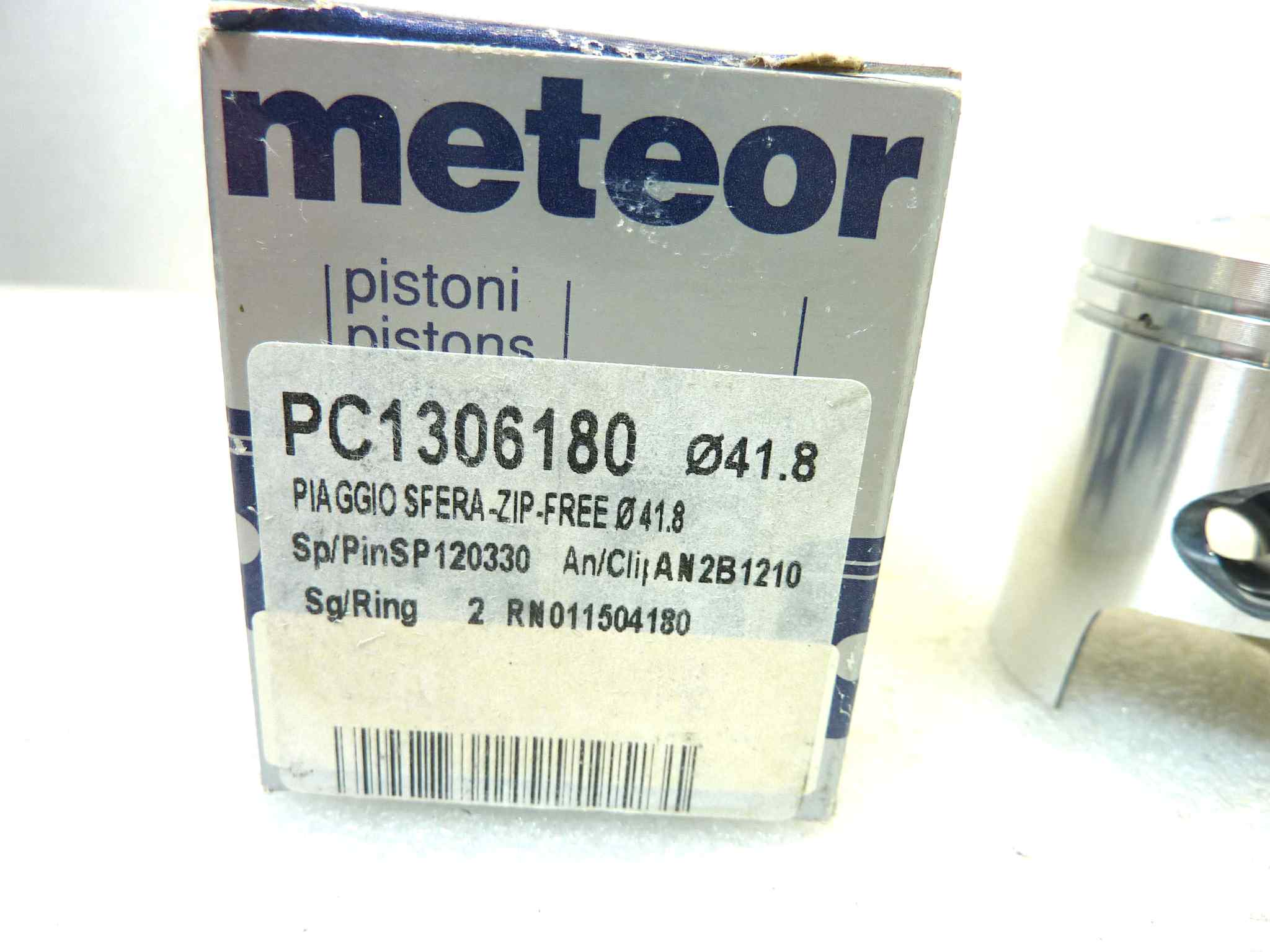 Pistone Piaggio Sfera Zip free Meteor diametro 41,8 cod PC 1306180 NUOVO Fondo di magazzino, VEDI FOTO, LEGGI DESCRIZIONE - immagine 2