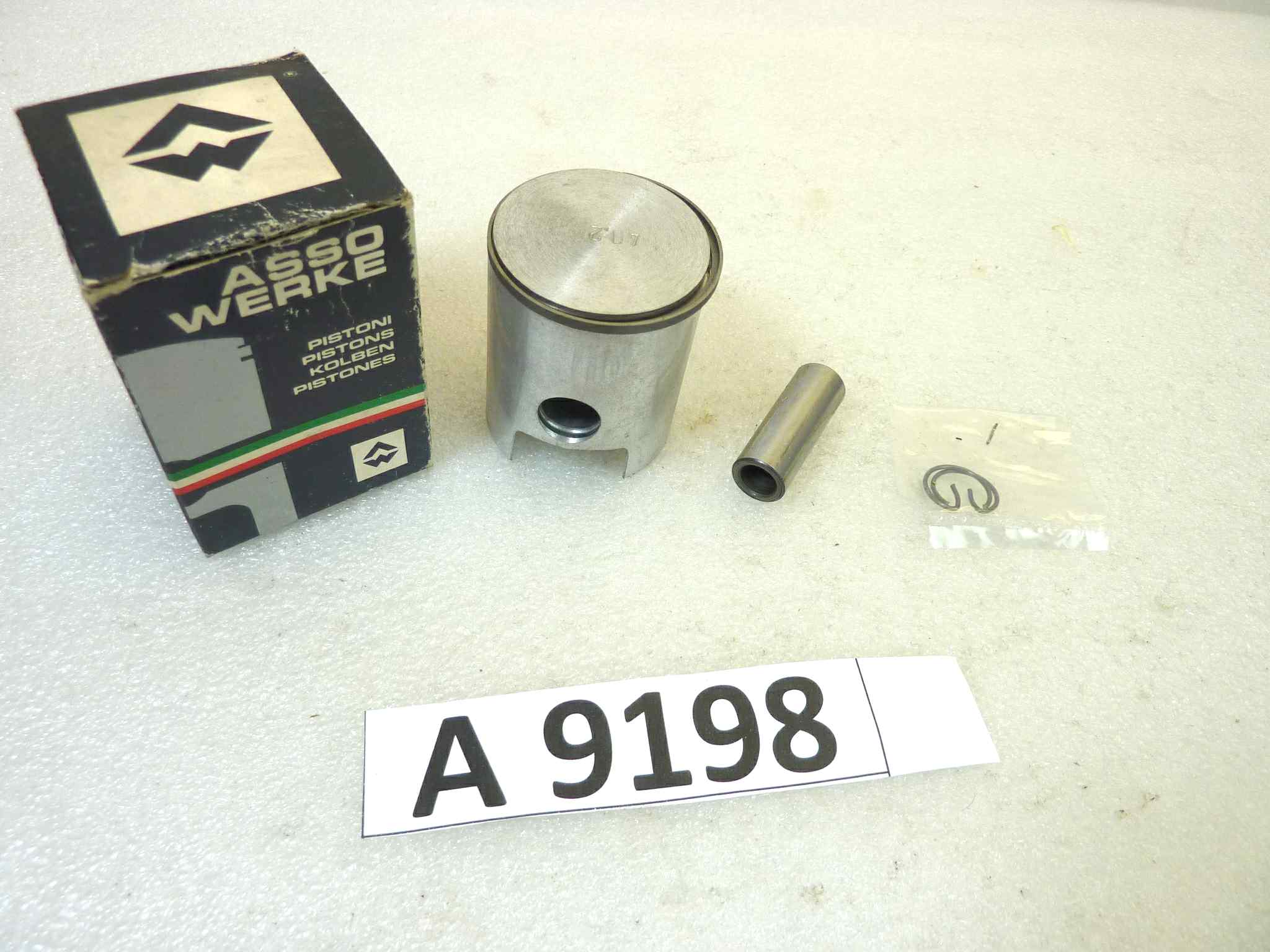 Pistone FBM Asso Werke diametro 40,2 cod 3462 NUOVO Fondo di magazzino, VEDI FOTO, LEGGI DESCRIZIONE