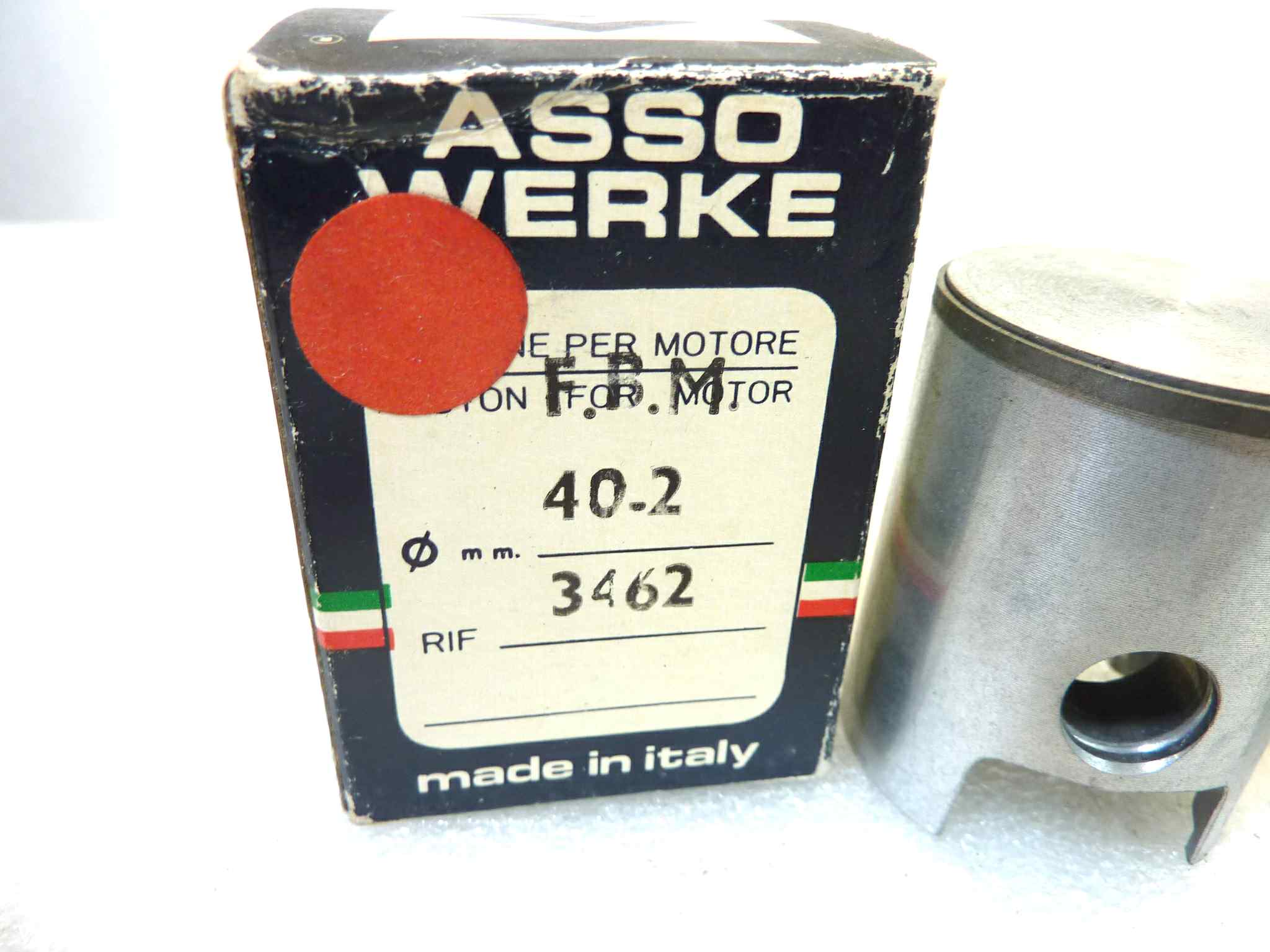 Pistone FBM Asso Werke diametro 40,2 cod 3462 NUOVO Fondo di magazzino, VEDI FOTO, LEGGI DESCRIZIONE - immagine 2