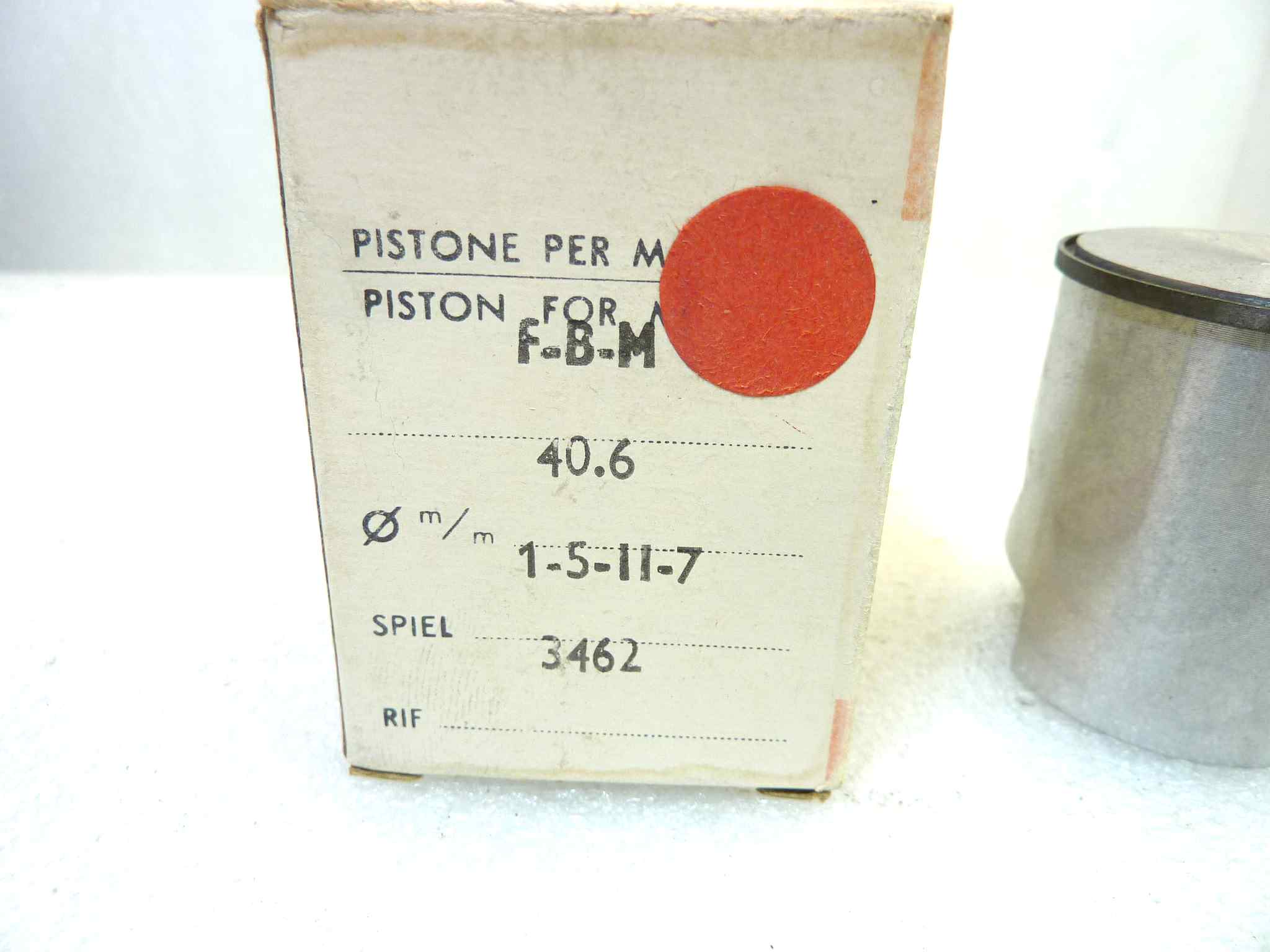 Pistone FBM Asso diametro 40,6 cod 3462 NUOVO Fondo di magazzino, VEDI FOTO, LEGGI DESCRIZIONE - immagine 2