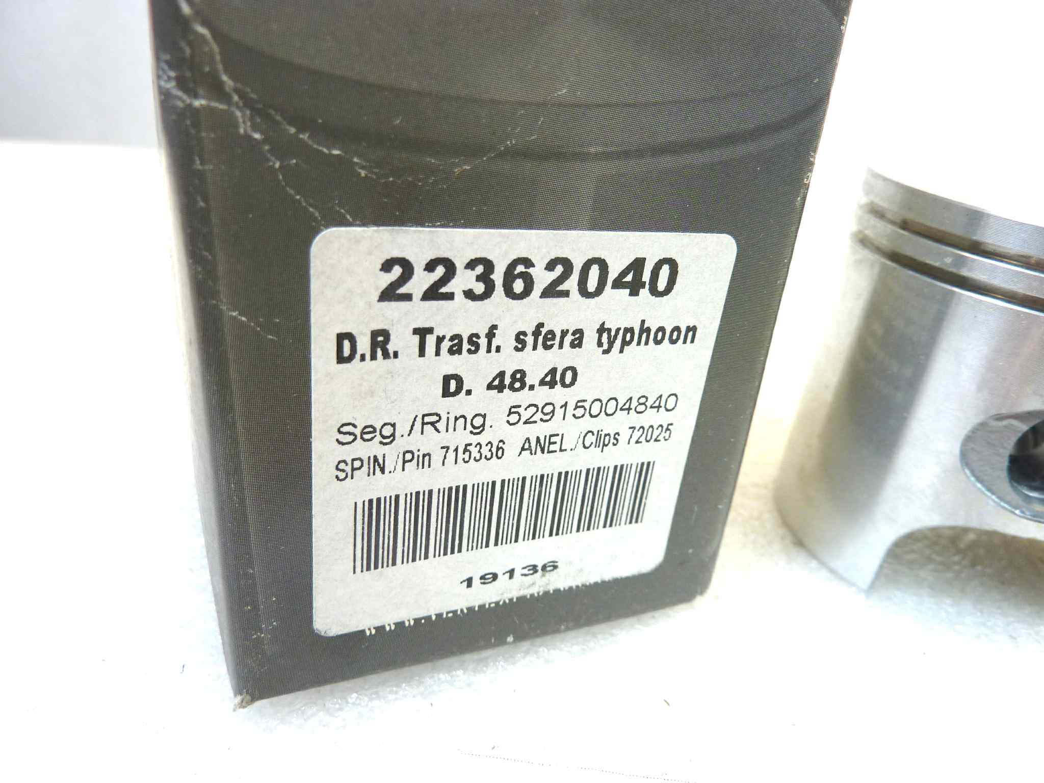 Pistone DR trasf. Sfera Typhoon Vertex diametro 48,4 cod 22362040 NUOVO Fondo di magazzino, VEDI FOTO, LEGGI DESCRIZIONE - immagine 2