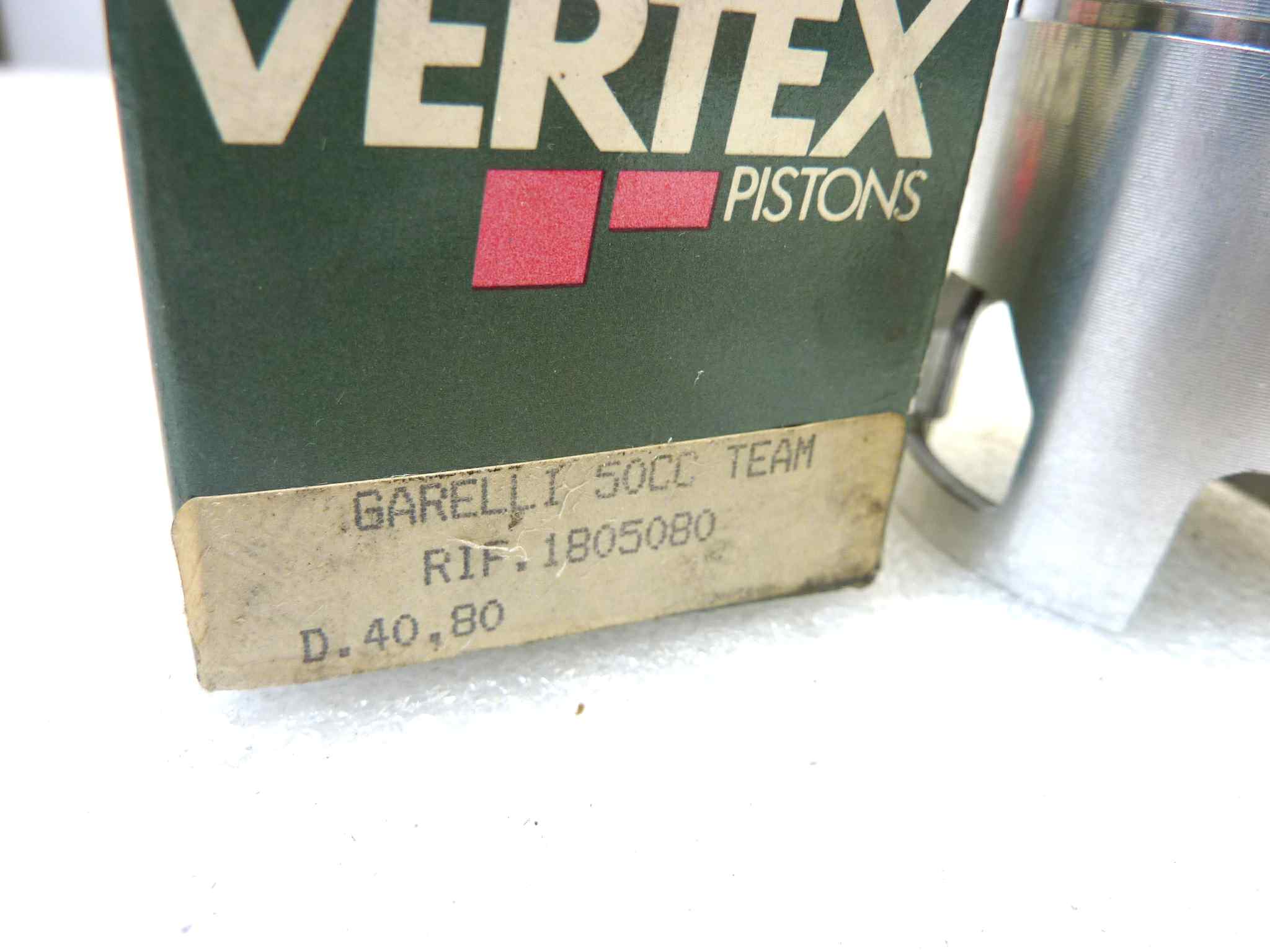Pistone Garelli 50 CC Team Vertex diametro 40,8 cod 1805080 NUOVO Fondo di magazzino, VEDI FOTO, LEGGI DESCRIZIONE - immagine 2
