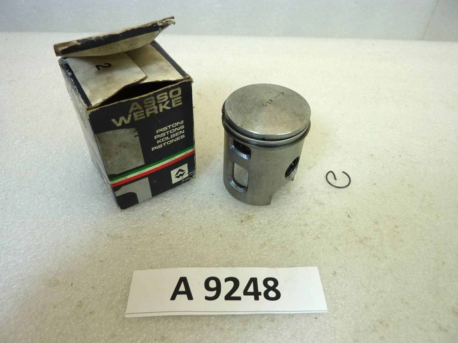 Pistone FBM Asso Werke diametro 41,3 cod FO 4030 NUOVO Fondo di magazzino, VEDI FOTO, LEGGI DESCRIZIONE